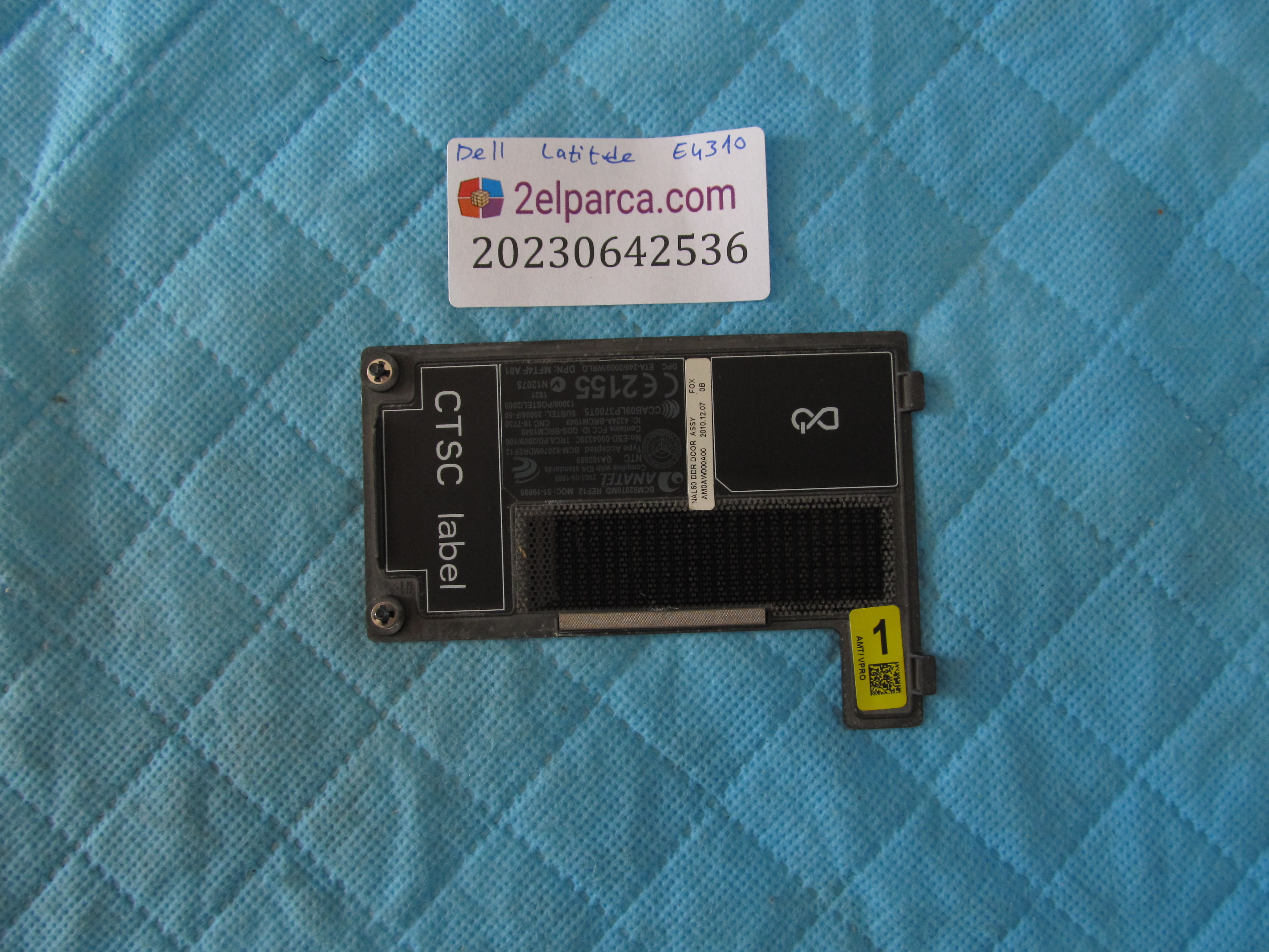 DELL Dell e4310 alt kapak servis kapaği orjinal ürün küçük görsel 2