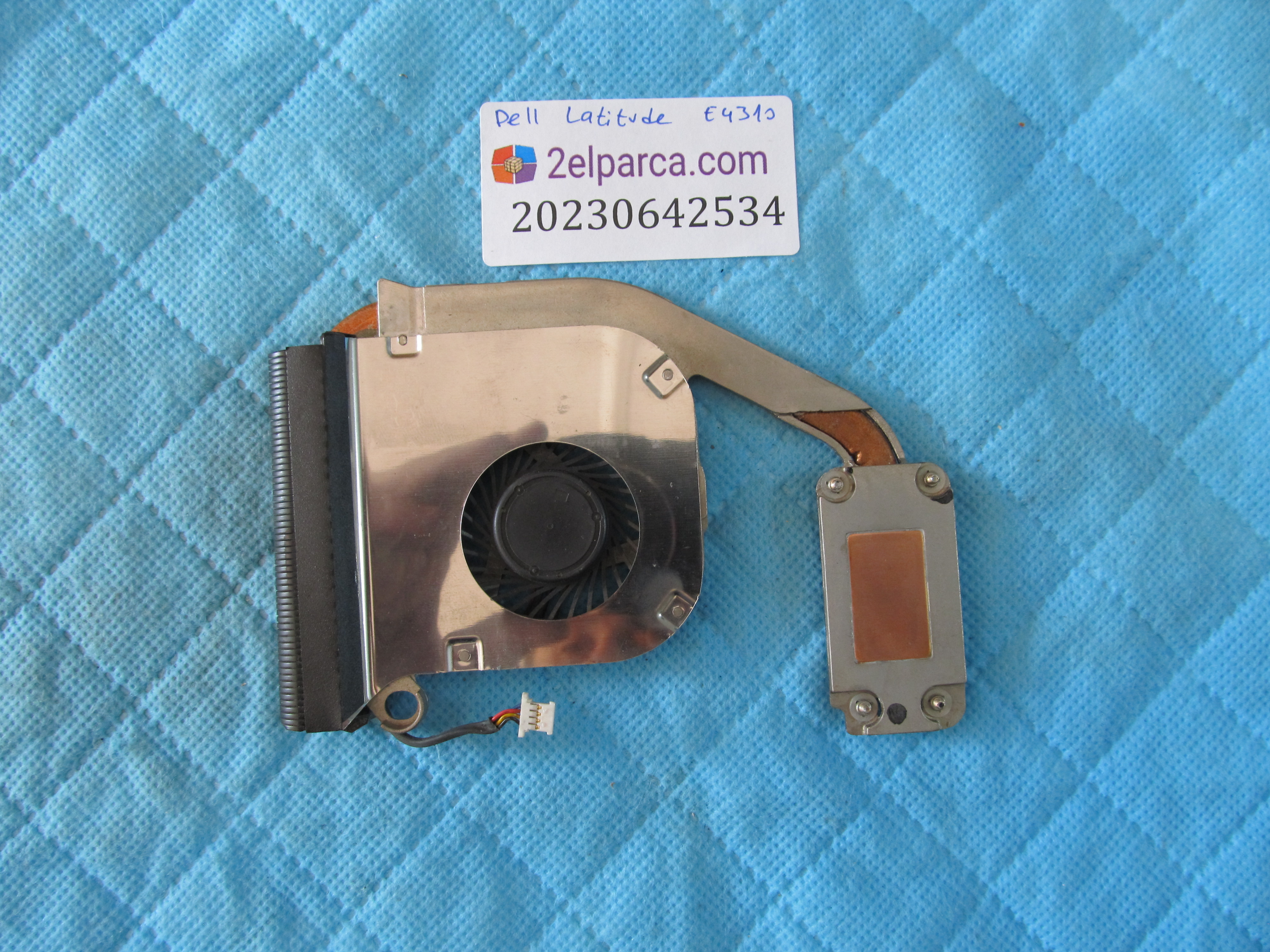 DELL Dell e4310 fan soğutucu bakir heatsink orjinal ürün küçük görsel 2