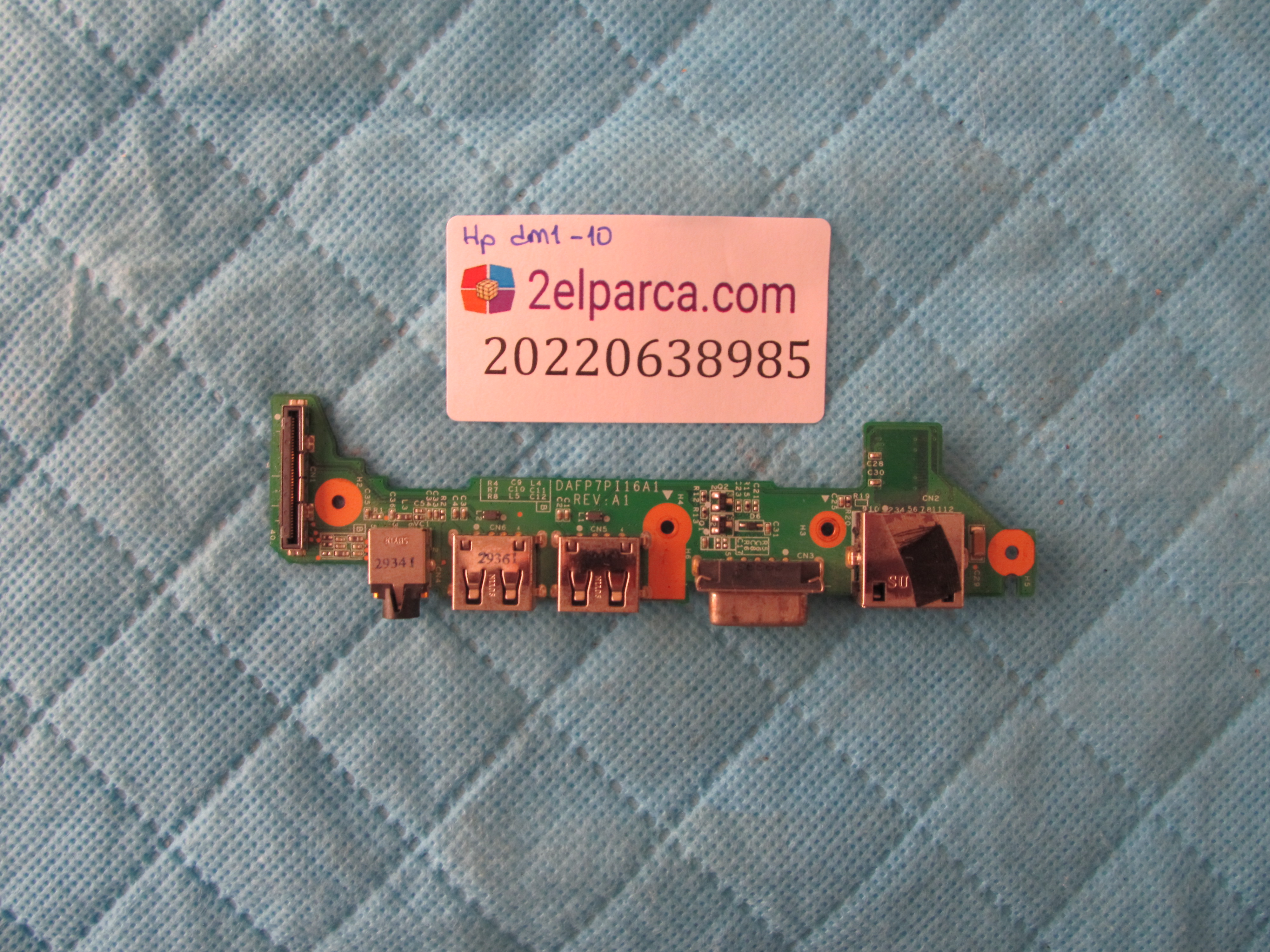 HP Hp dm1-10 usb vga ses ethernet board flex orjinal ürün küçük görsel 2