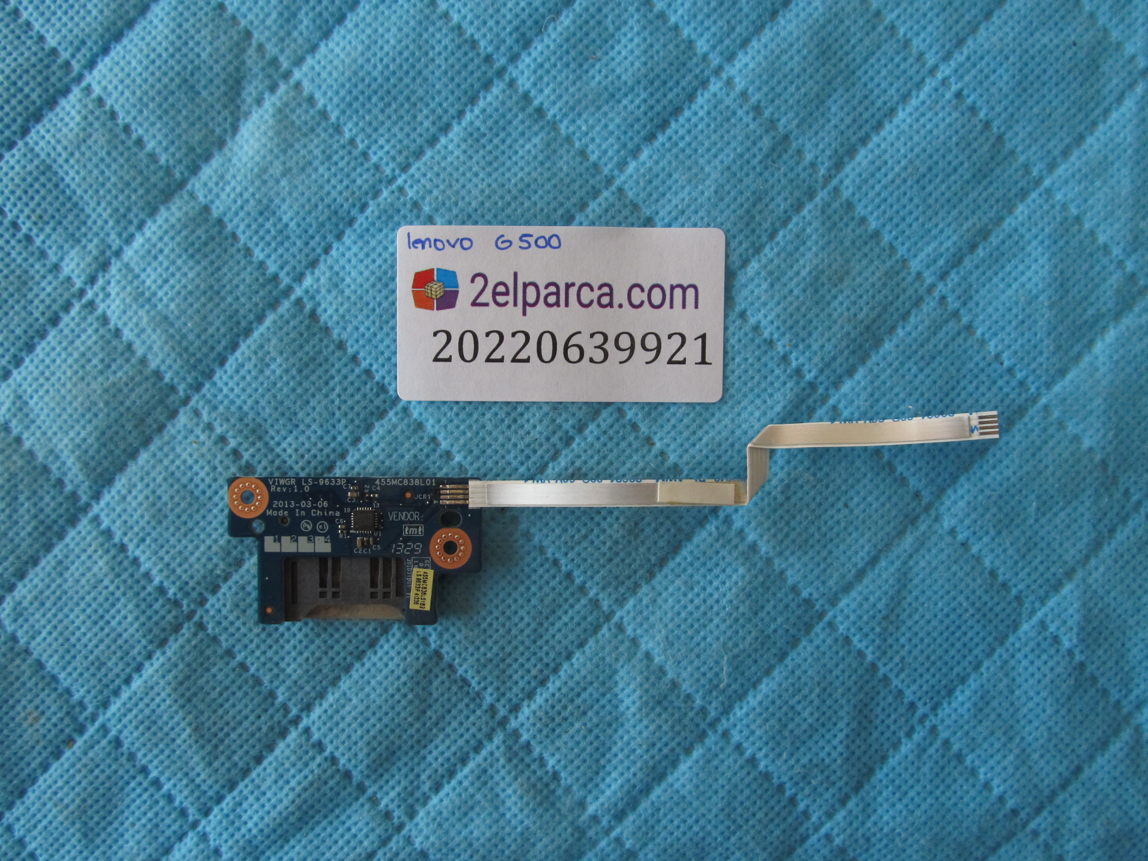 LENOVO Lenovo g500 kart reader board flex orjinal ürün küçük görsel 2