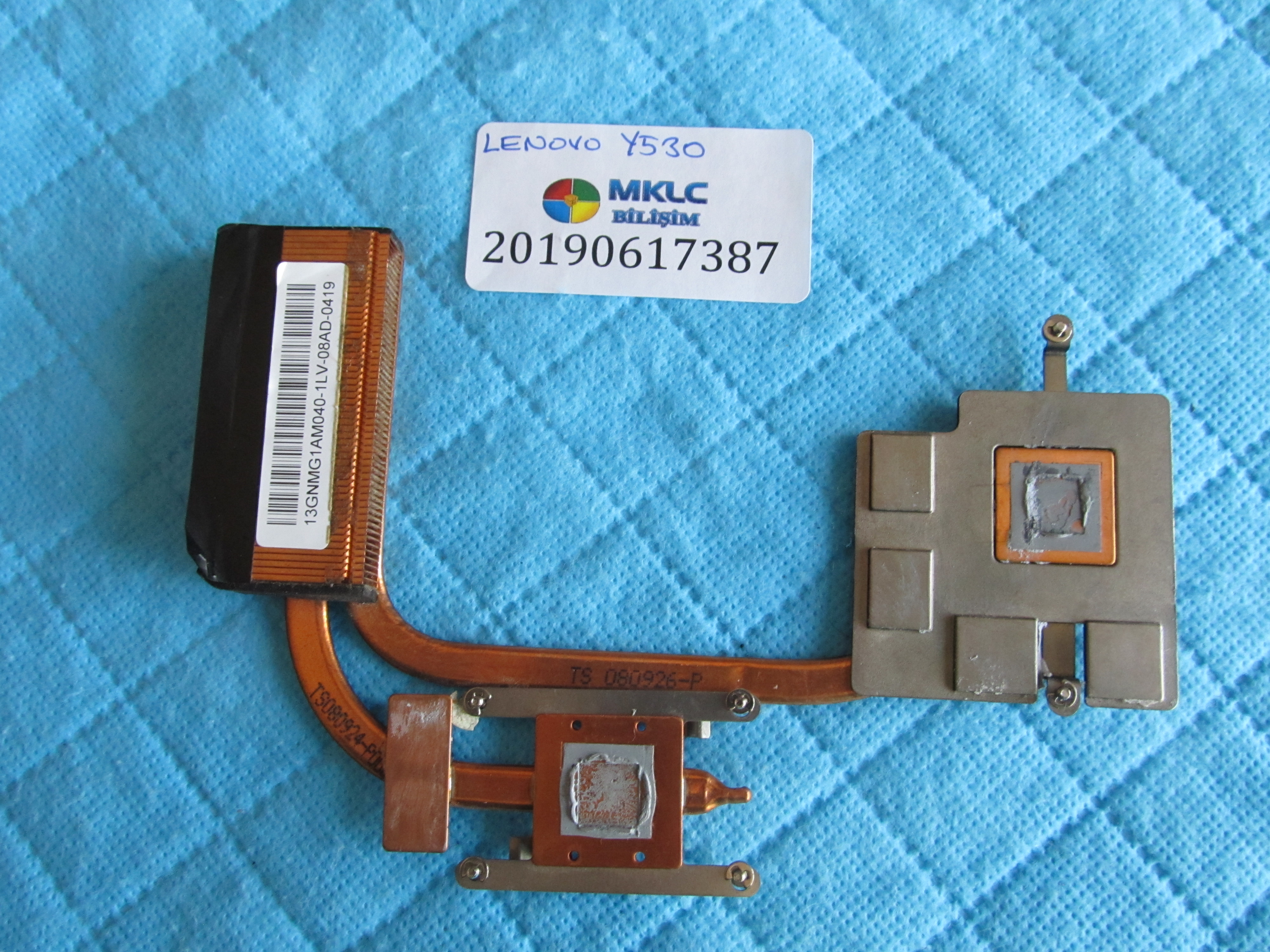 LENOVO Lenovo y530 soğutucu bakir (heatsink) orjinal ürün küçük görsel 2