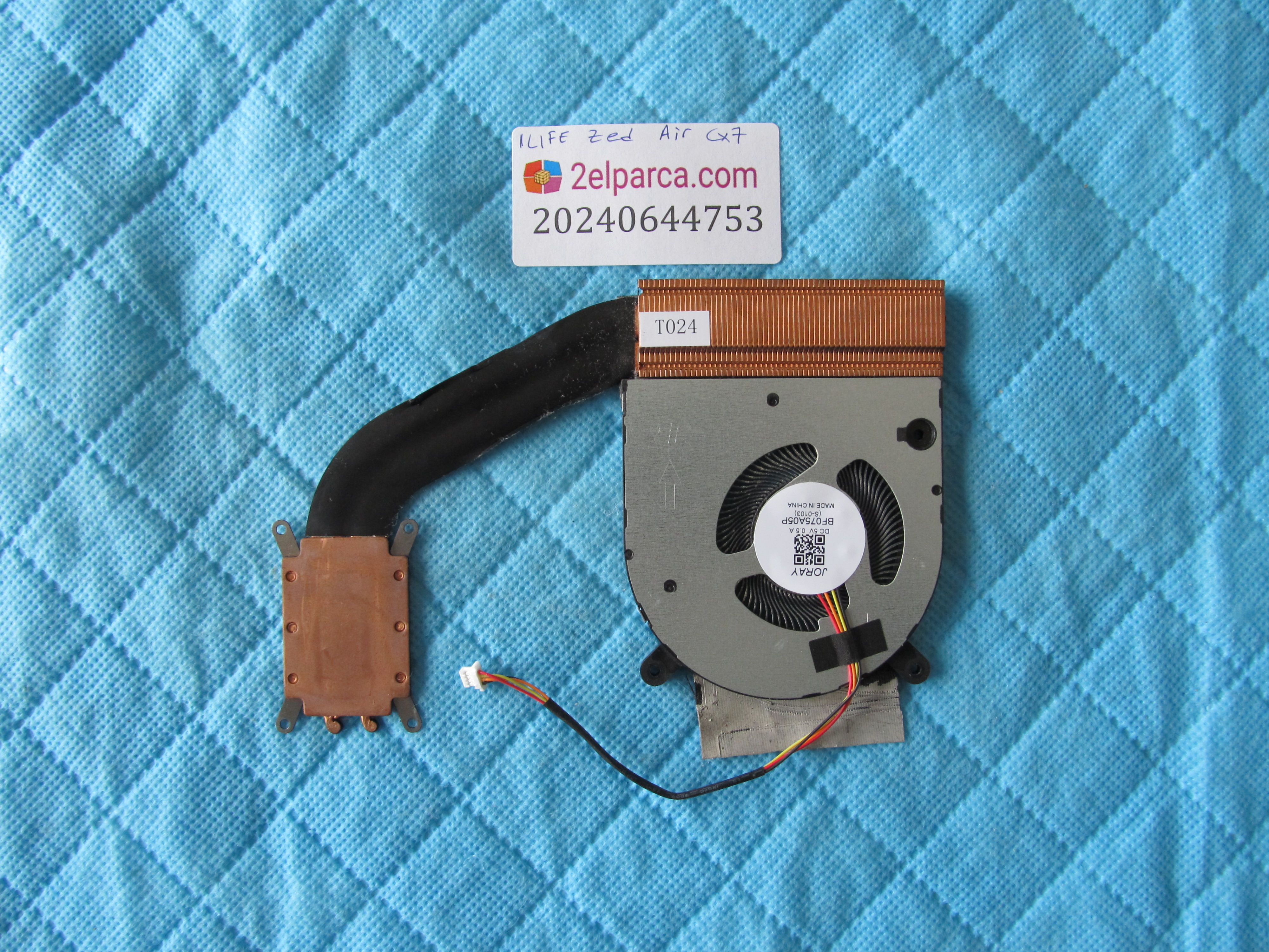 ILIFE Ilife zed air cx7 fan bakir soğutucu (heatsink) orjinal ürün küçük görsel 2