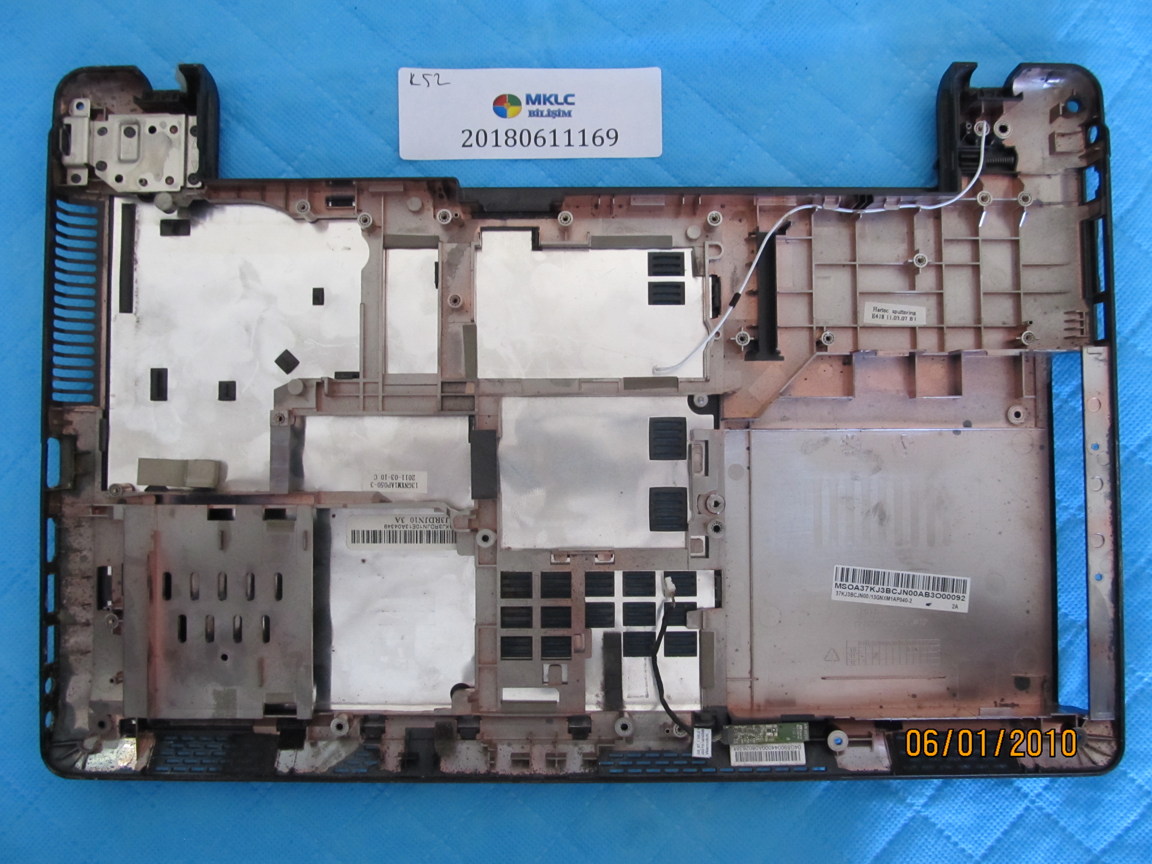 ASUS Asus k52f alt kasa ve kapak küçük görsel 2