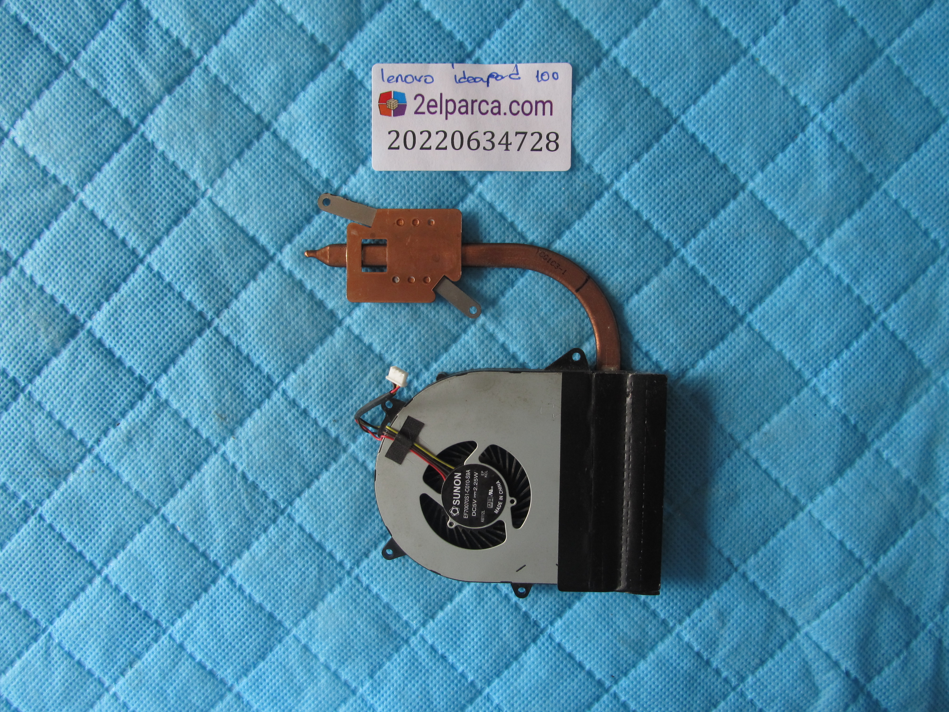 LENOVO Lenovo ideapad 100 fan bakir set soğutucu (heatsink) orjinal ürün küçük görsel 2