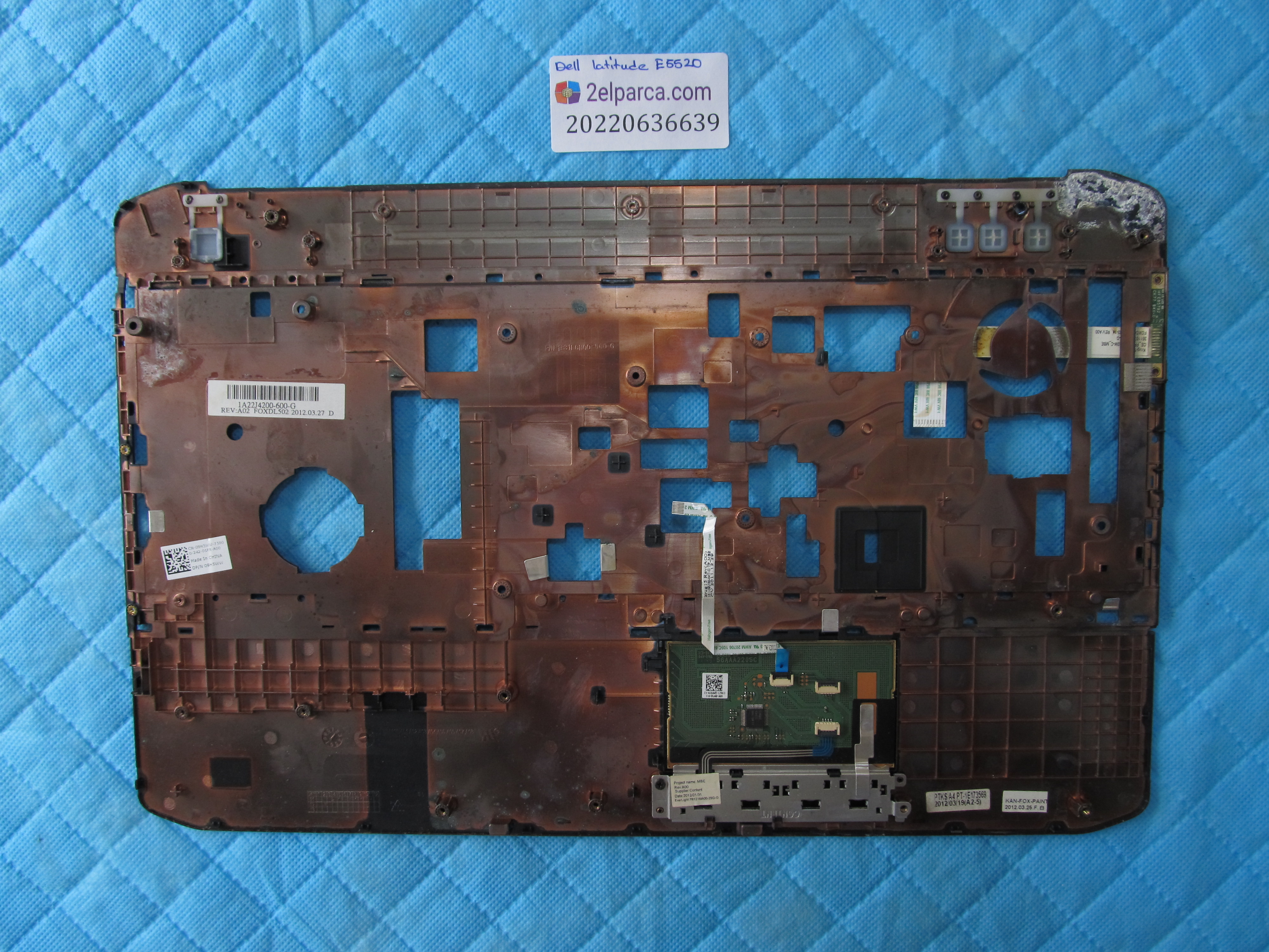 DELL Dell latitude e5520 üst kasa klavye orjinal ürün küçük görsel 2