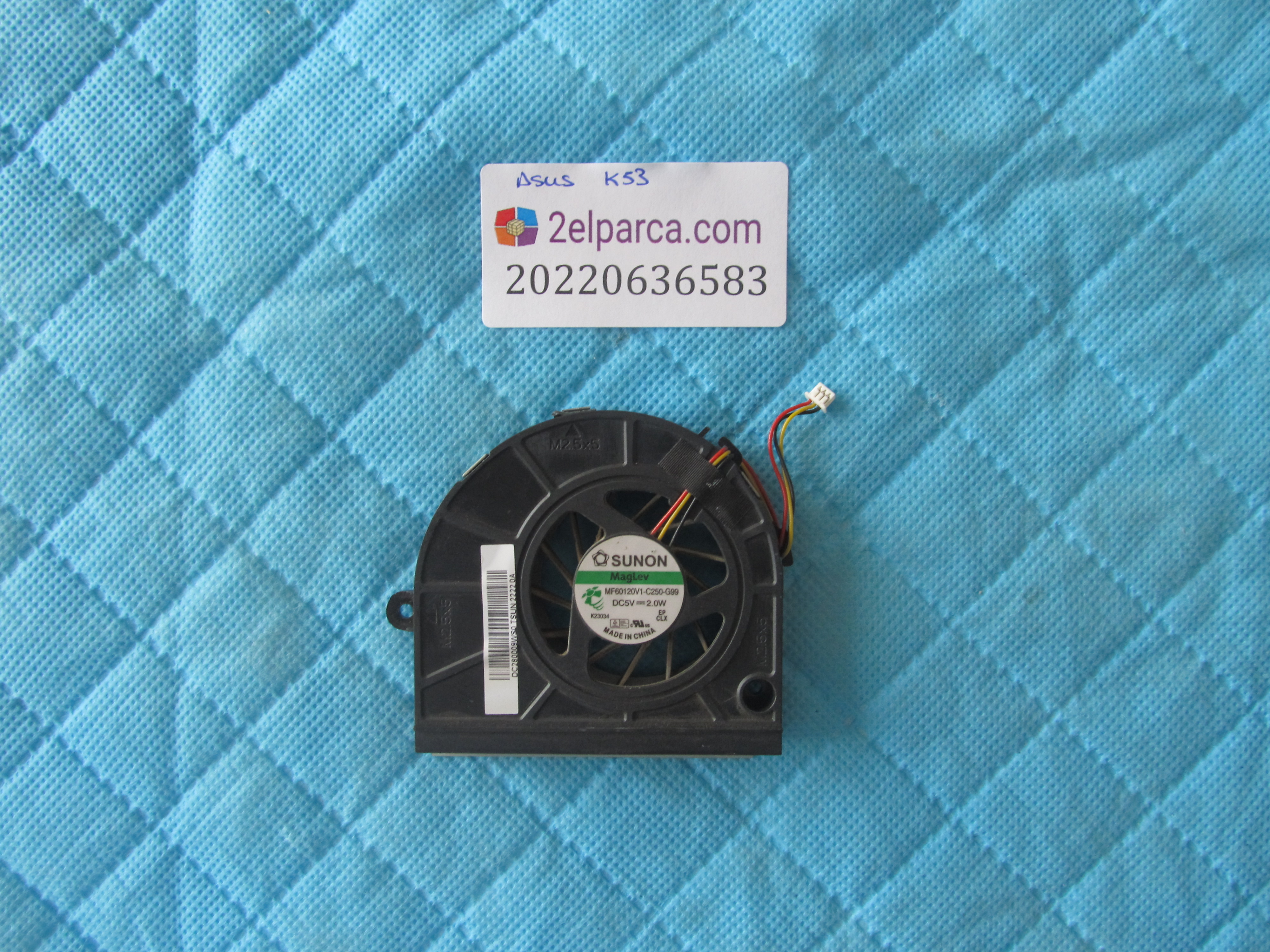 ASUS Asus k53 fan soğutucu bakir heatsink orjinal ürün küçük görsel 2