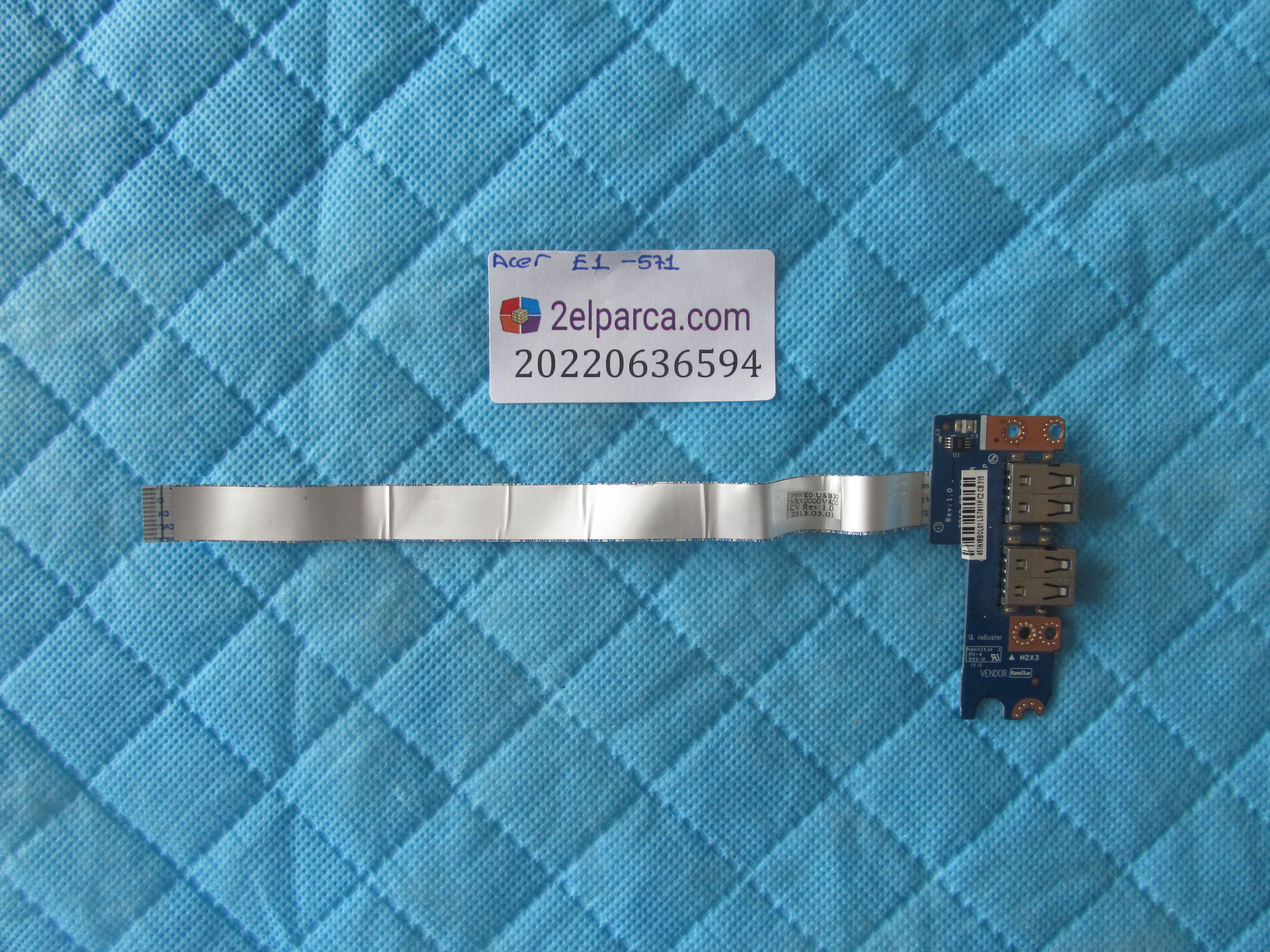 ACER Acer e1 571 usb kart ses board orjinal ürün küçük görsel 2