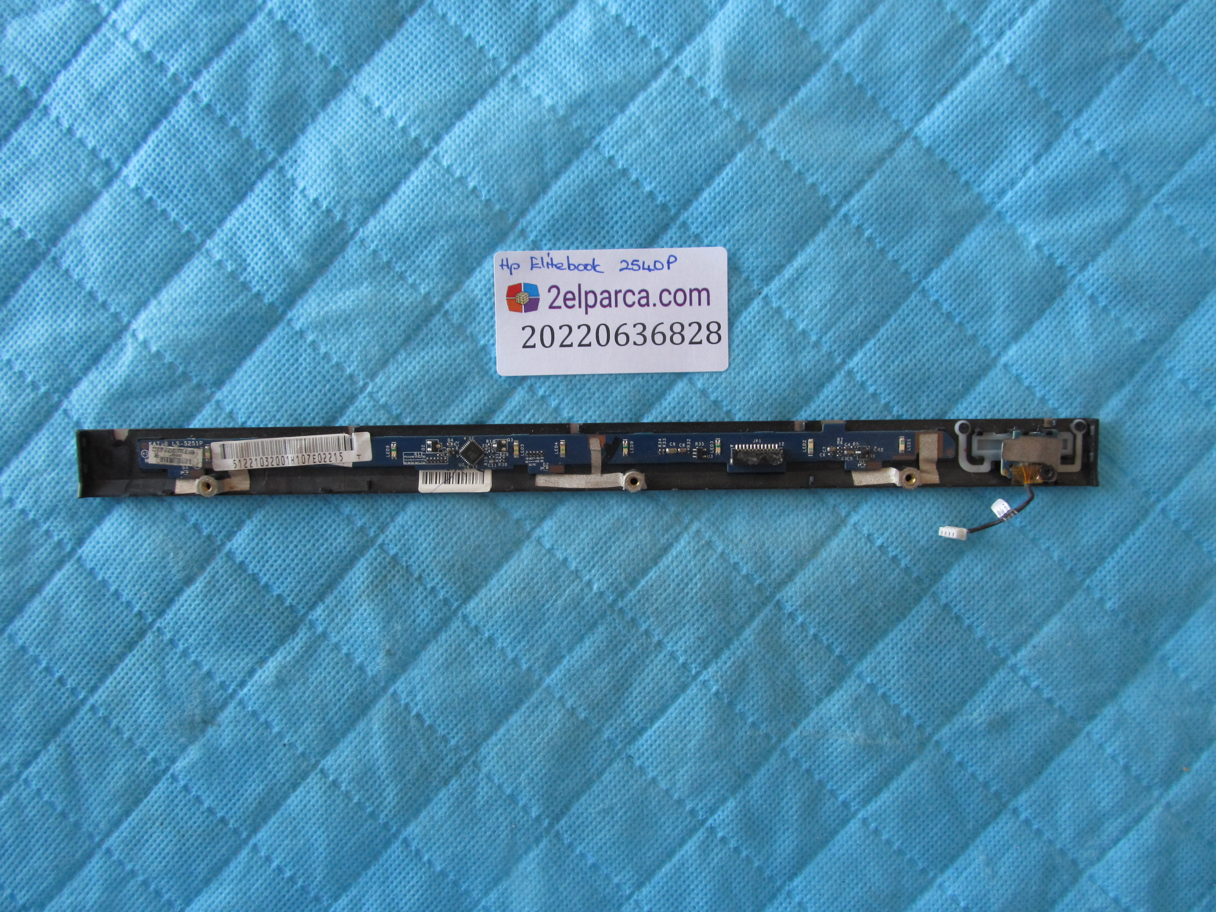 HP Hp compaq 2540p tetik karti tetik paneli orjinal ürün küçük görsel 2