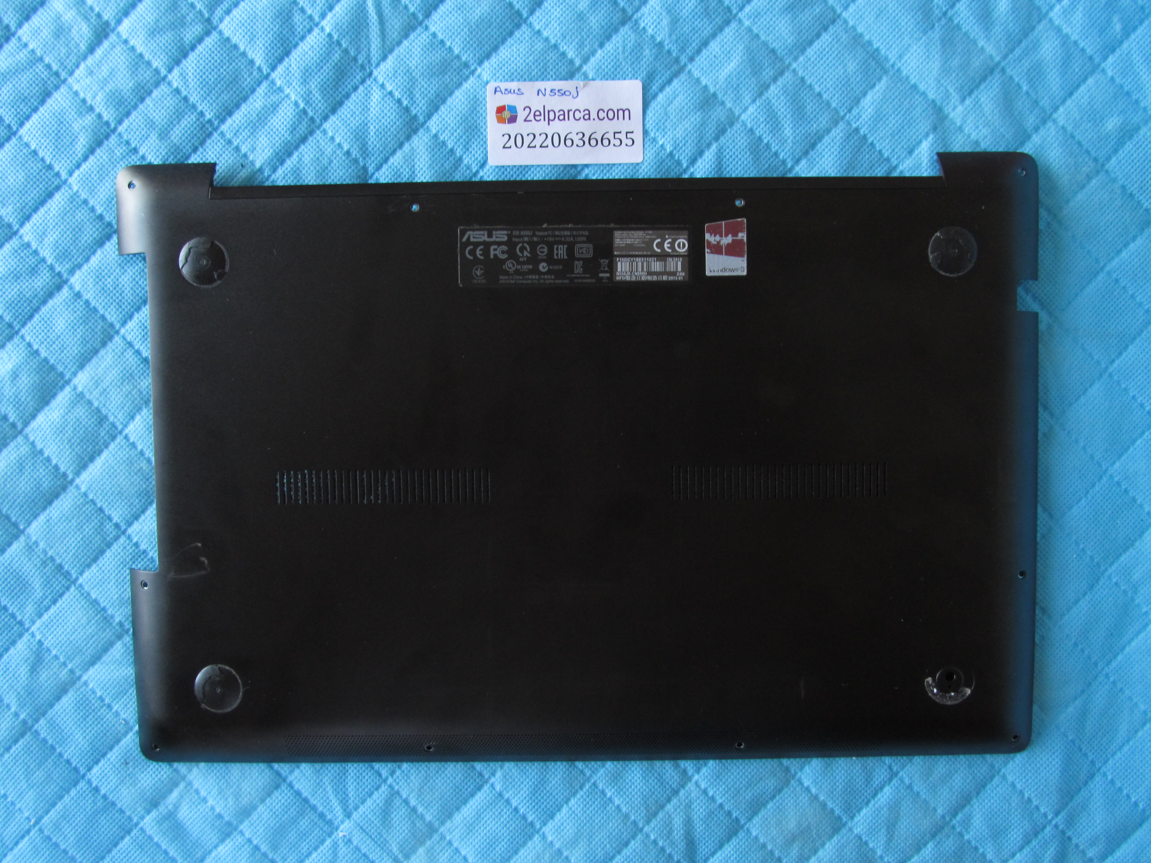 Asus n550j alt kasa orjinal ürün