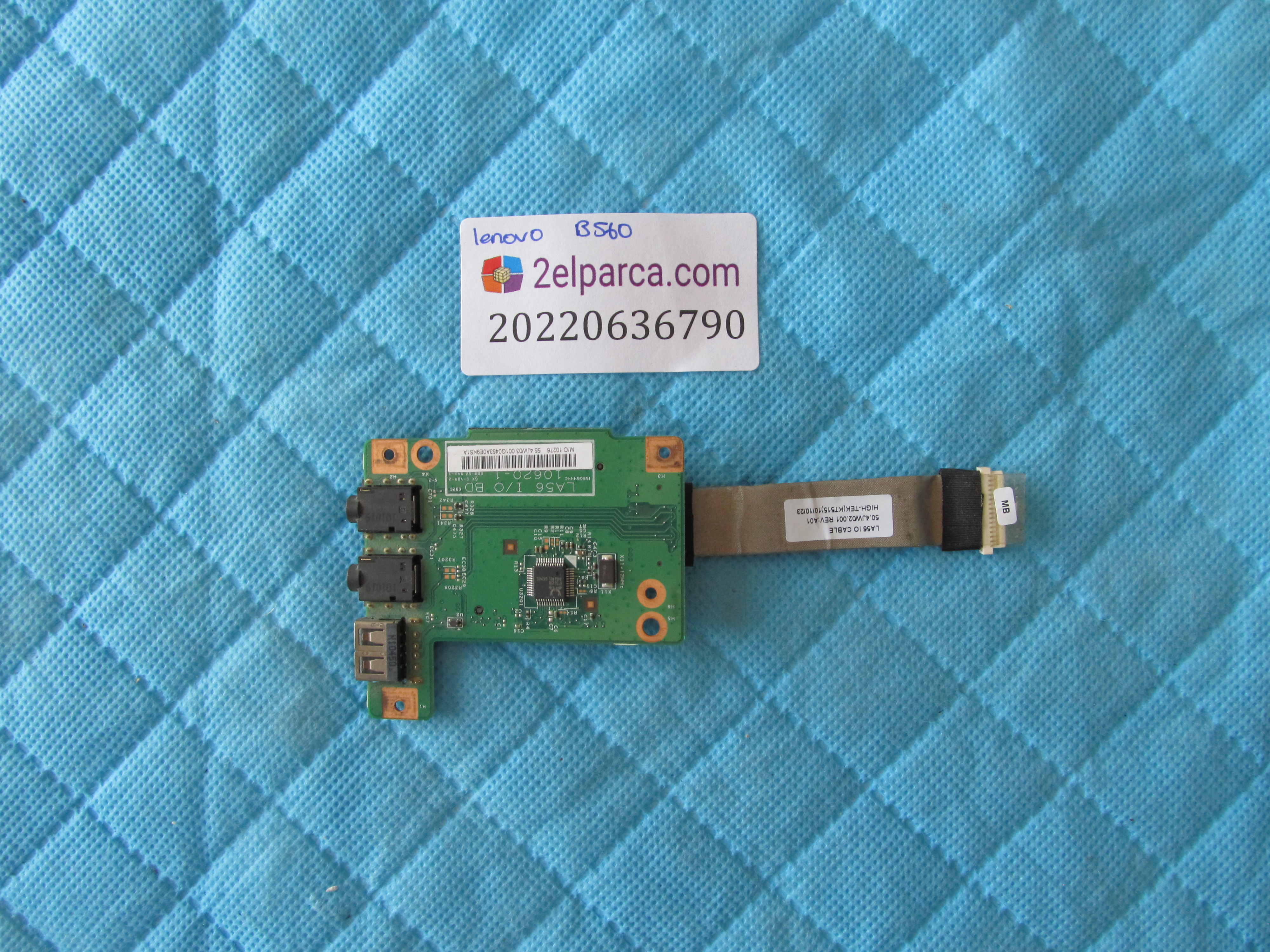 LENOVO Lenovo b560 usb port flex ve ses karti orjinal ürün küçük görsel 2