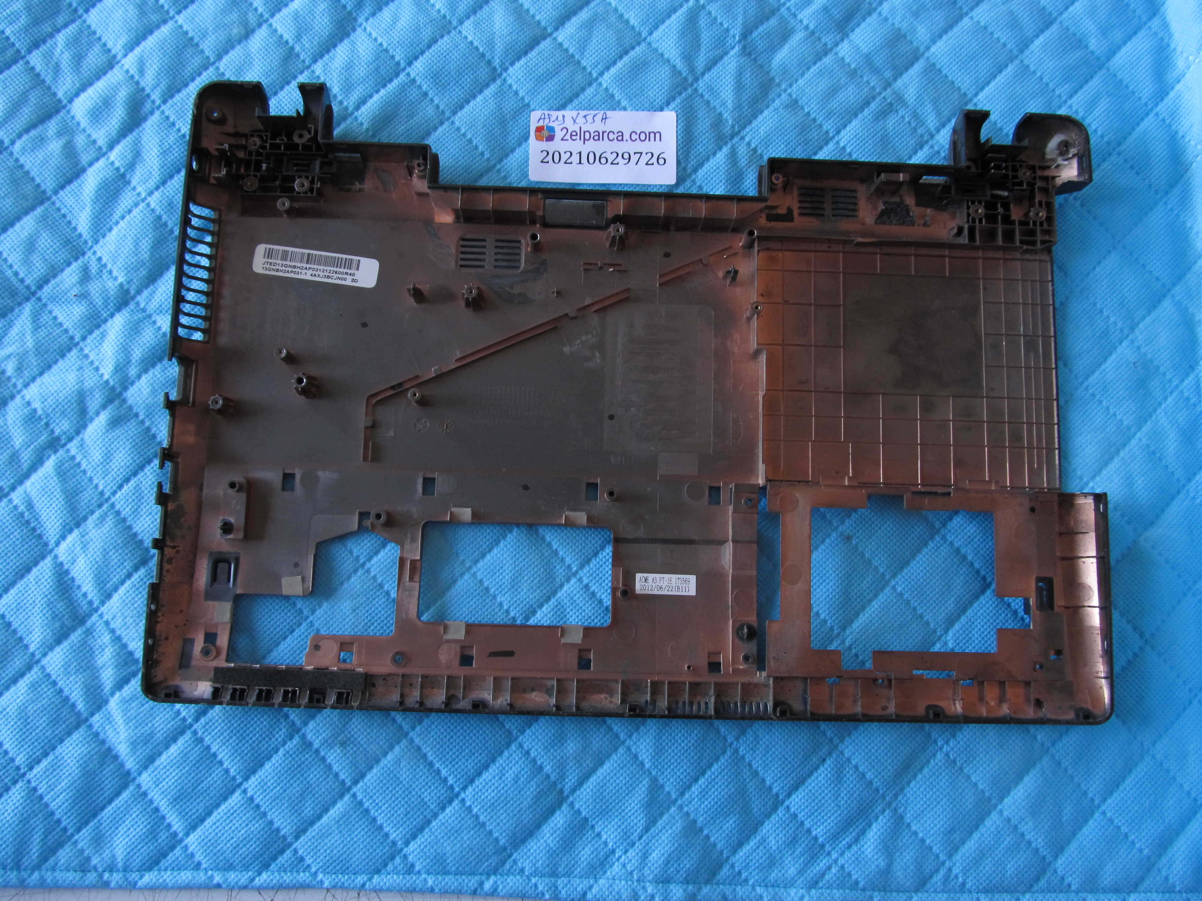 ASUS Asus x55a alt kasa (biraz yipranmiş) küçük görsel 2