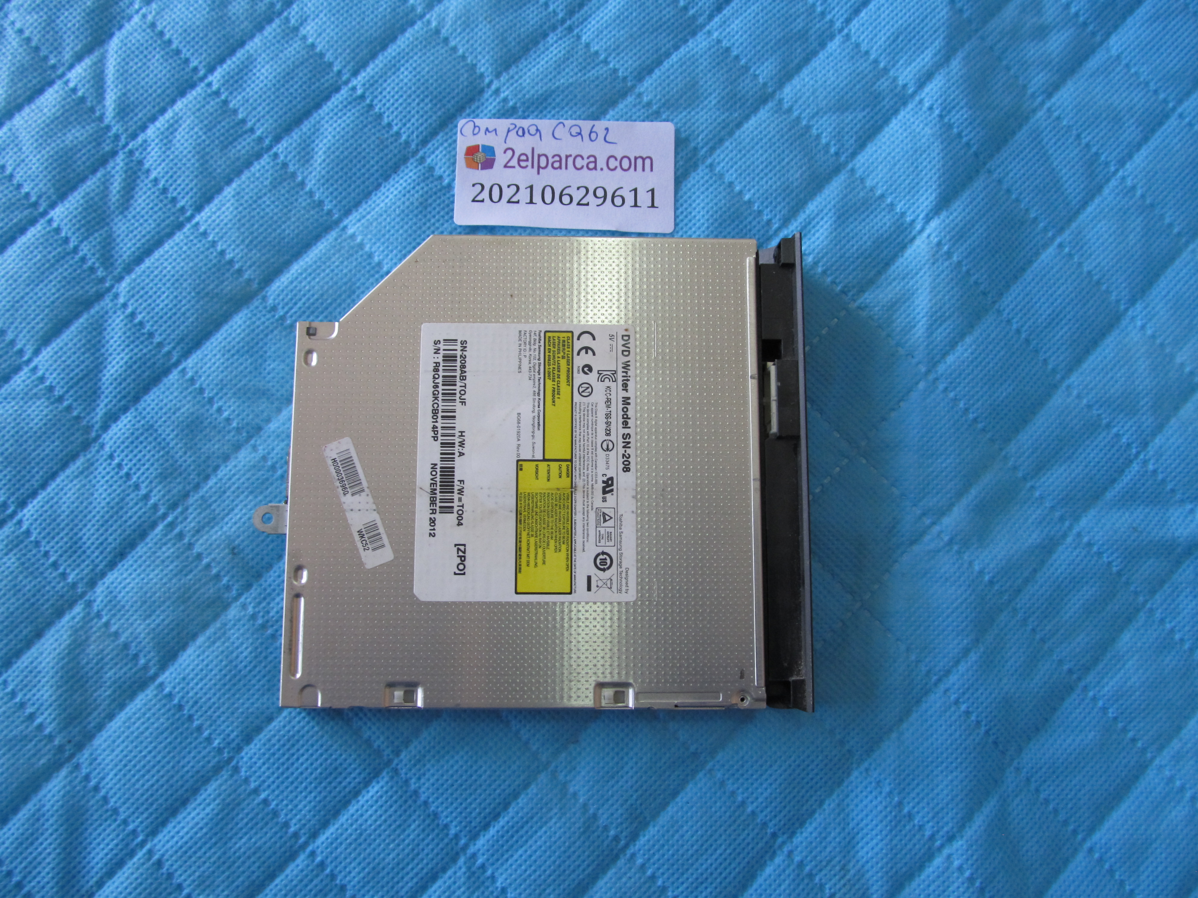 HP Hp compaq presario cq62 dvd küçük görsel 2