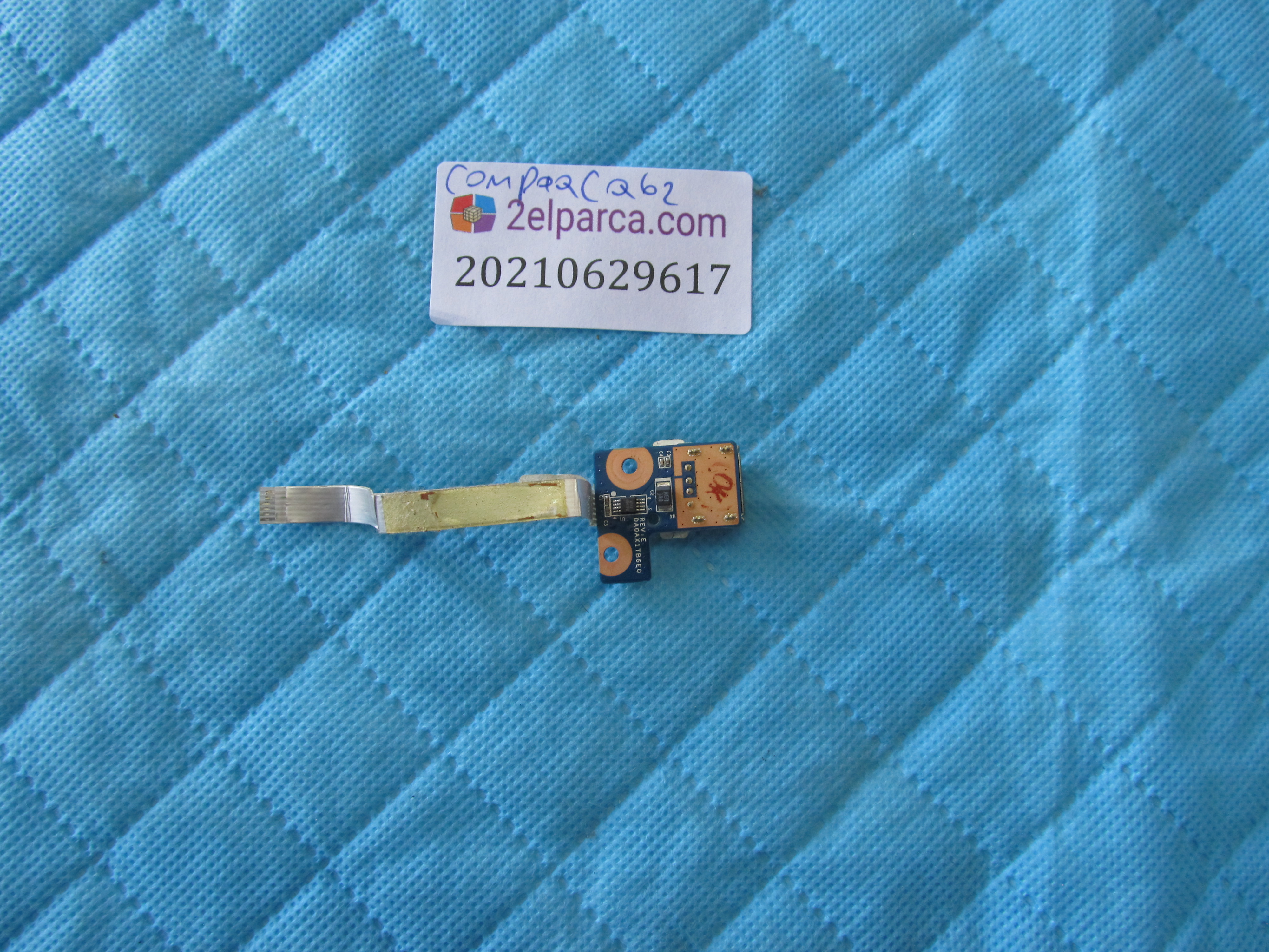 HP Hp compaq presario cq62 usb board flex orjinal ürün küçük görsel 2