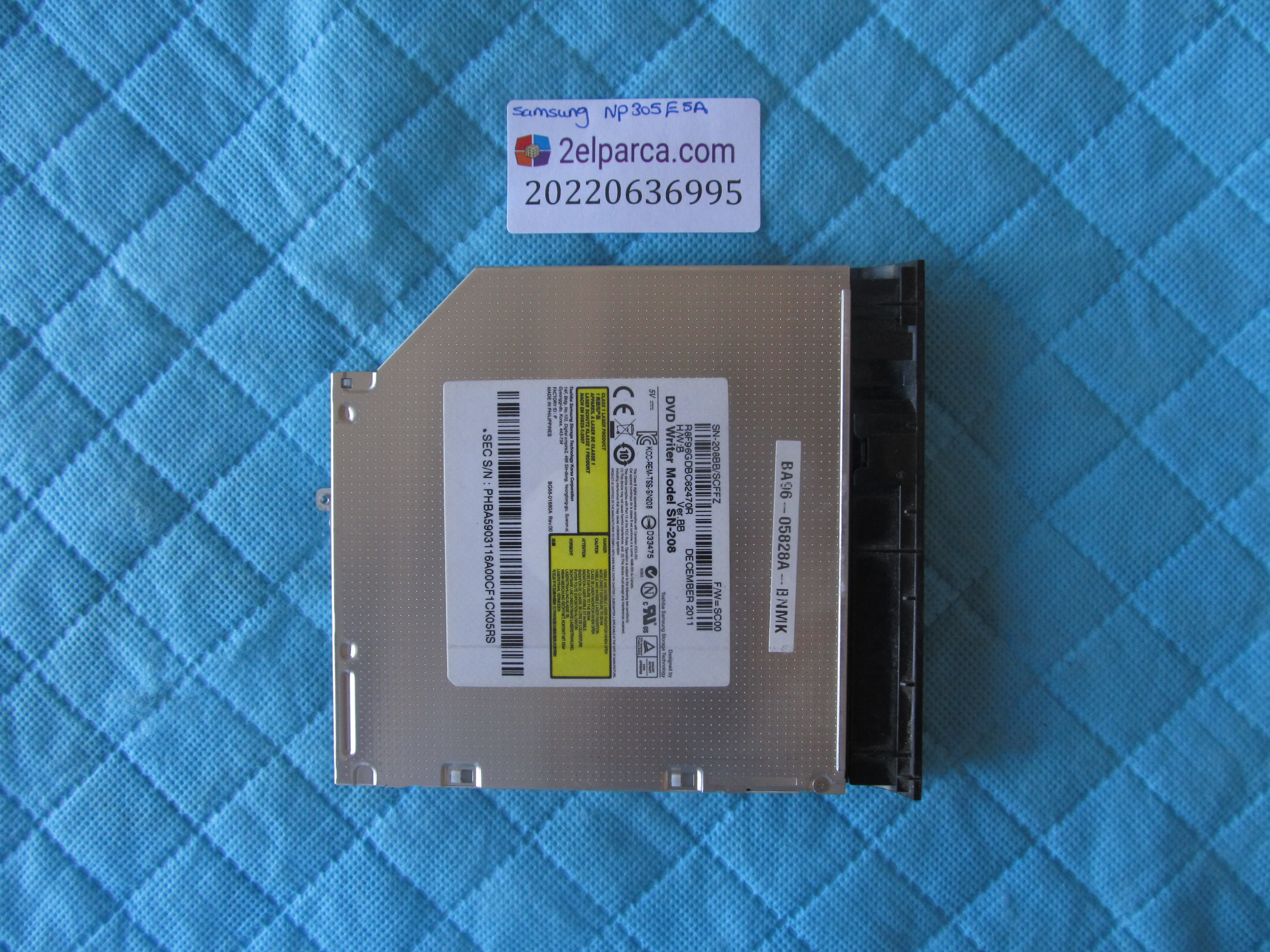 CASPER Casper np305e5a dvd sürücü orjinal ürün küçük görsel 2