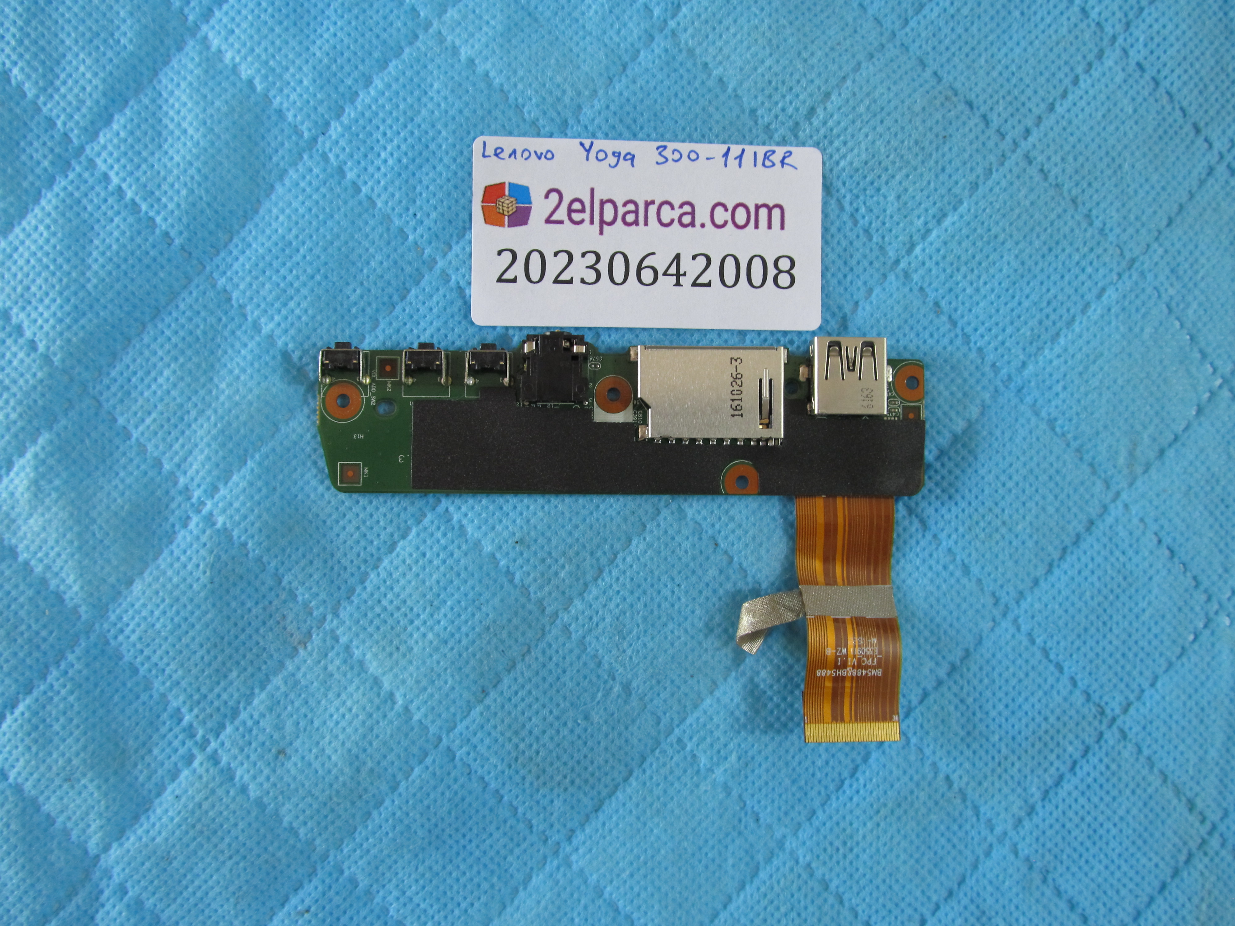 LENOVO Lenovo yoga 300 usb kart 300-11ibr ses board flex dahil orjinal ürün küçük görsel 2