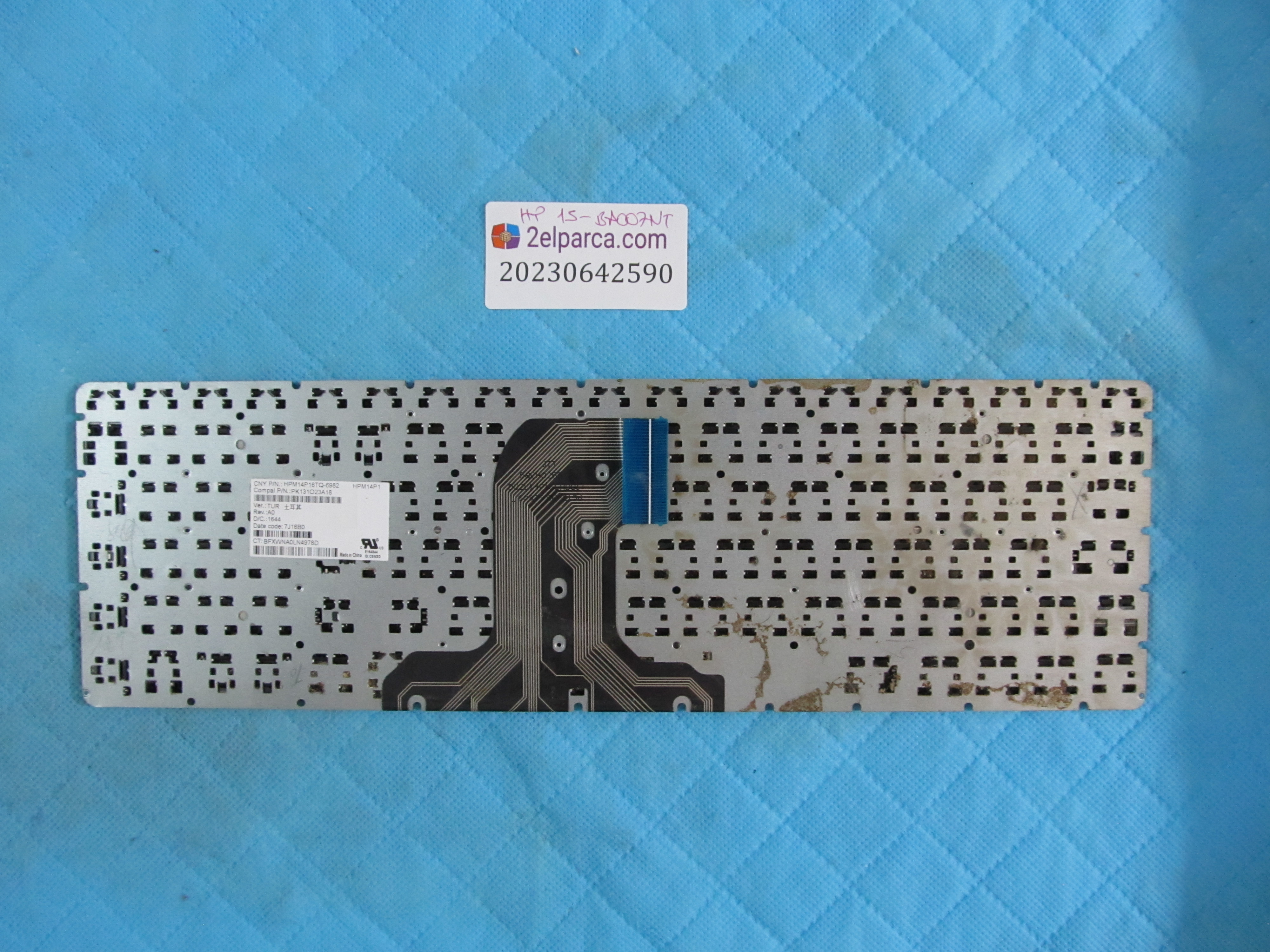 HP Hp 15-ba007nt klavye orjinal ürün küçük görsel 2