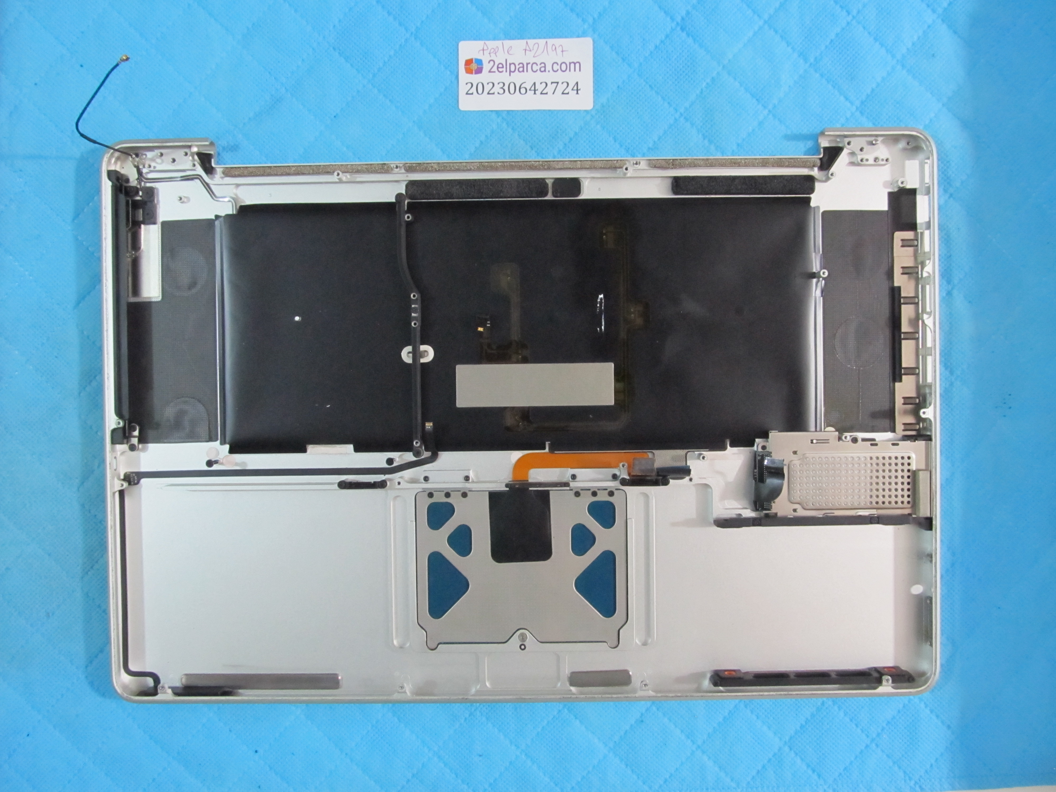 APPLE Apple macbook pro a1297 2010 klavye kasa klavye ve toucpad dahil orjinal ürün (testli) küçük görsel 2