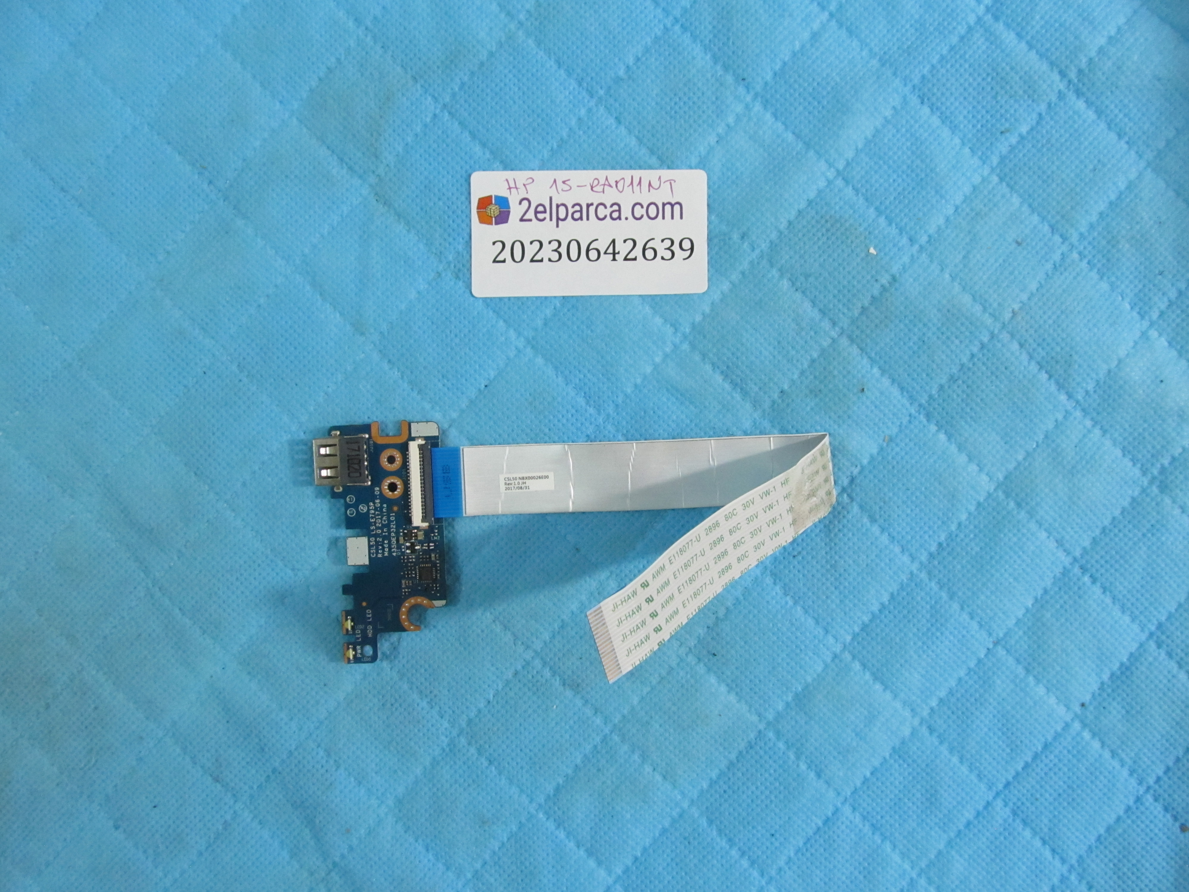 HP Hp 15-ba011nt usb port flex orjinal ürün küçük görsel 2