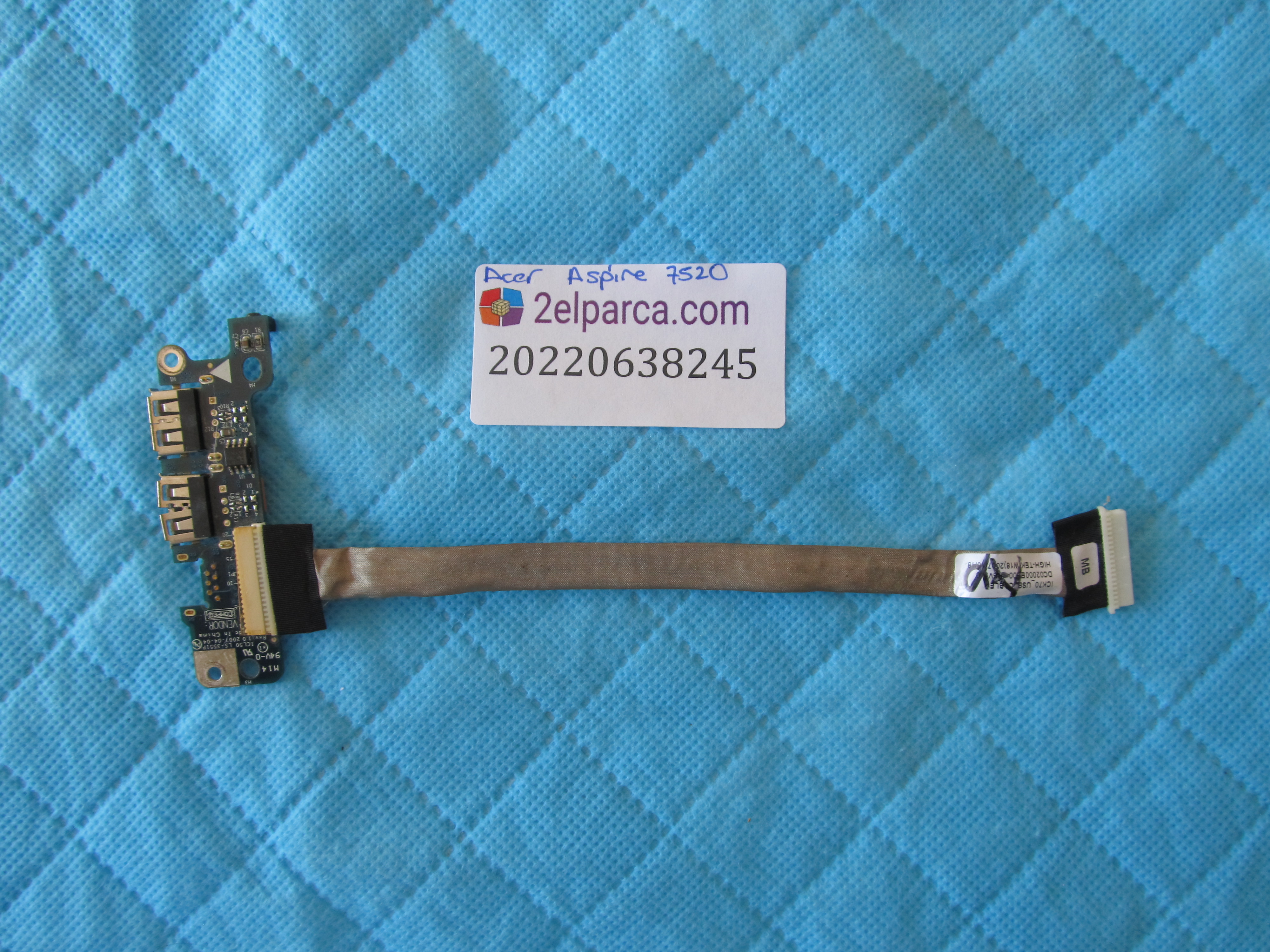 ACER Acer aspire 7520 usb board kablo orjinal ürün küçük görsel 2