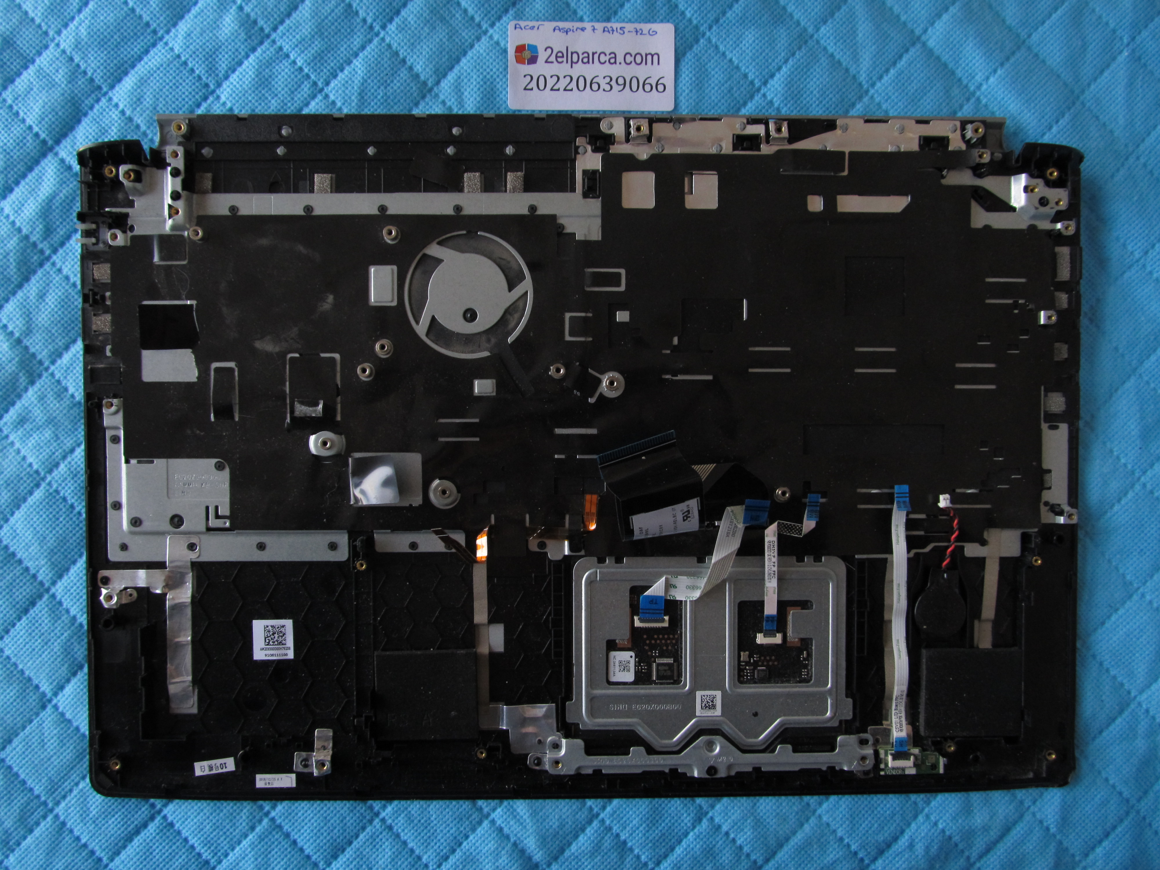 ACER Acer a715-72g üst kasa klavye kasa klavye touchpad dahil orjinal ürün küçük görsel 2