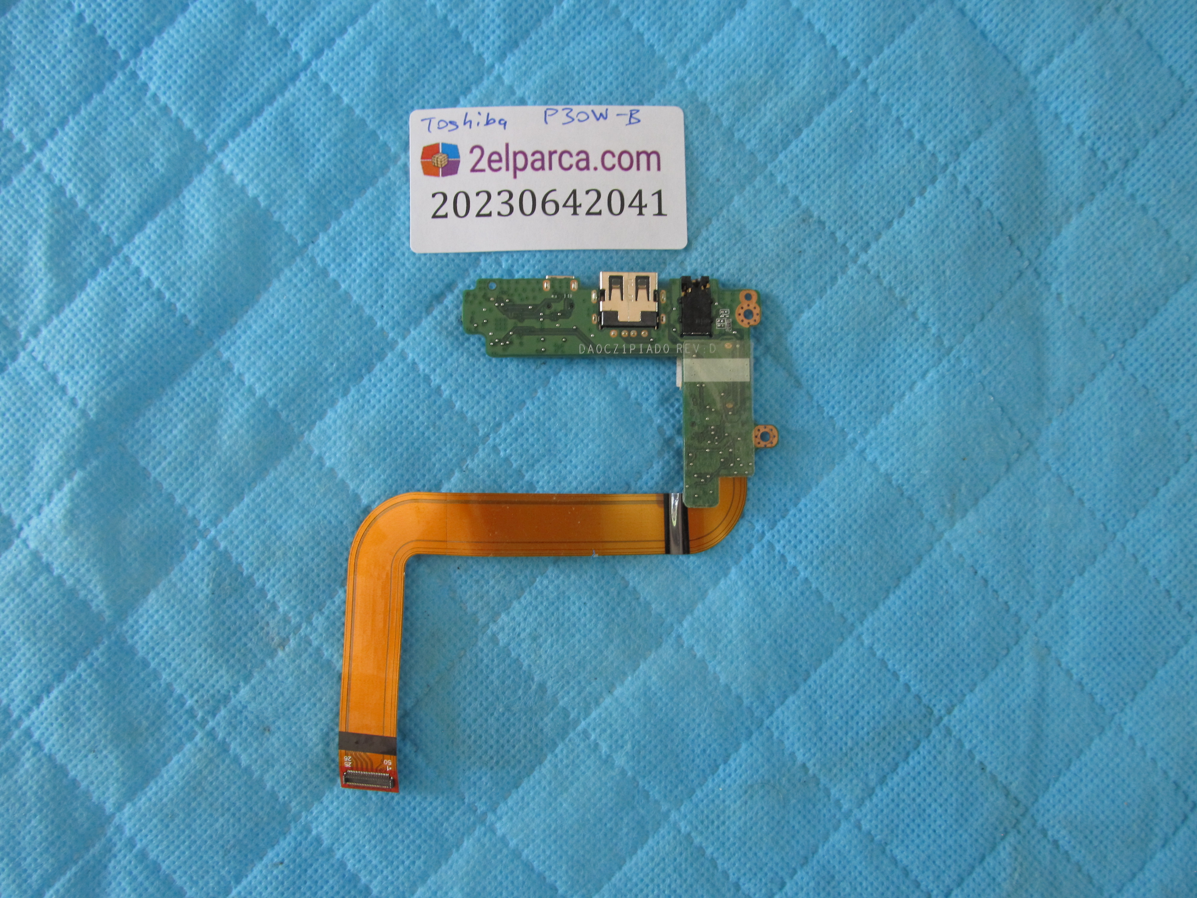 TOSHİBA Toshiba p30w-b usb kart ses çikiş karti orjinal ürün küçük görsel 2