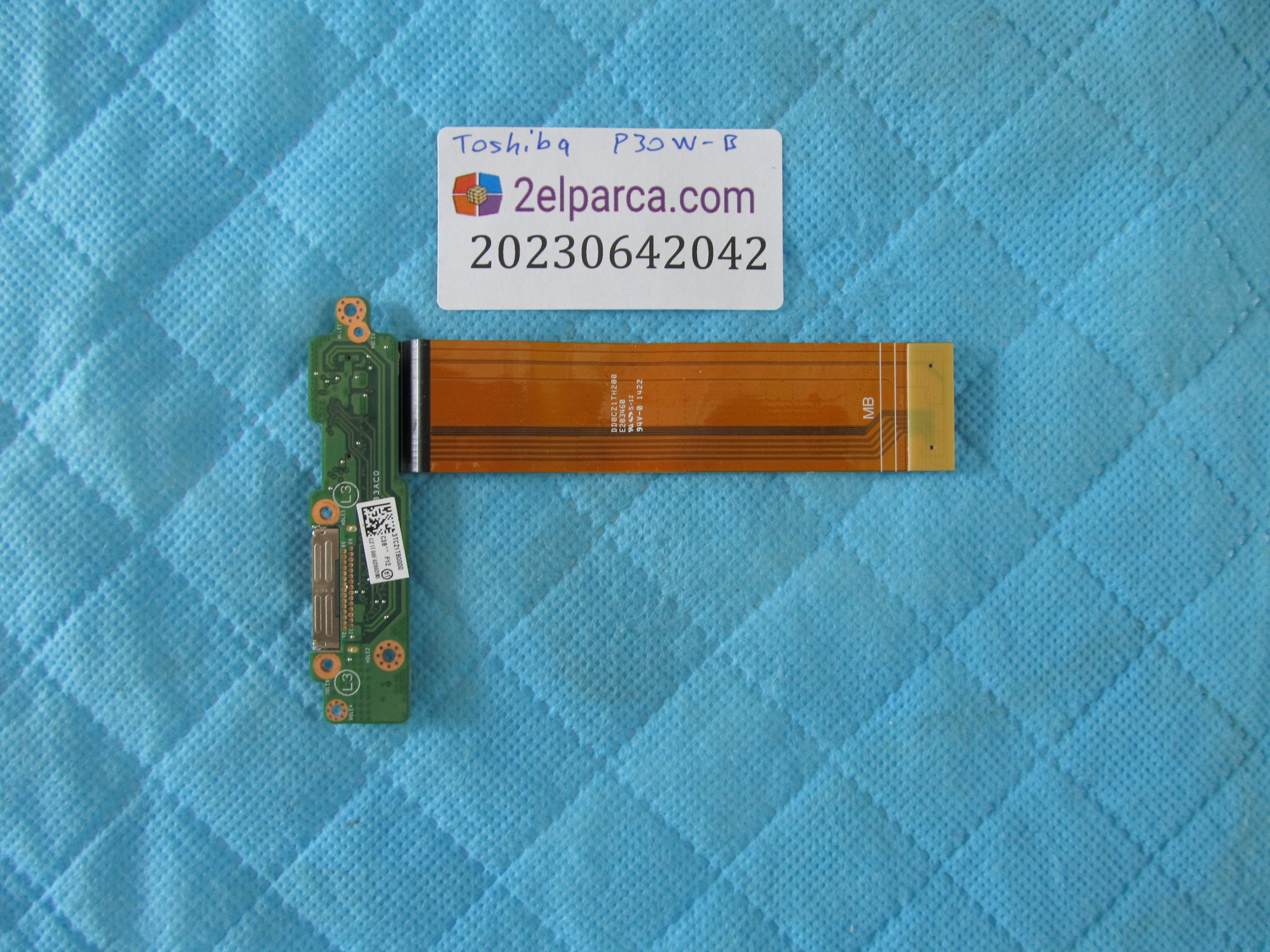 TOSHİBA Toshiba p30w-b şarj karti flex orjinal ürün küçük görsel 2