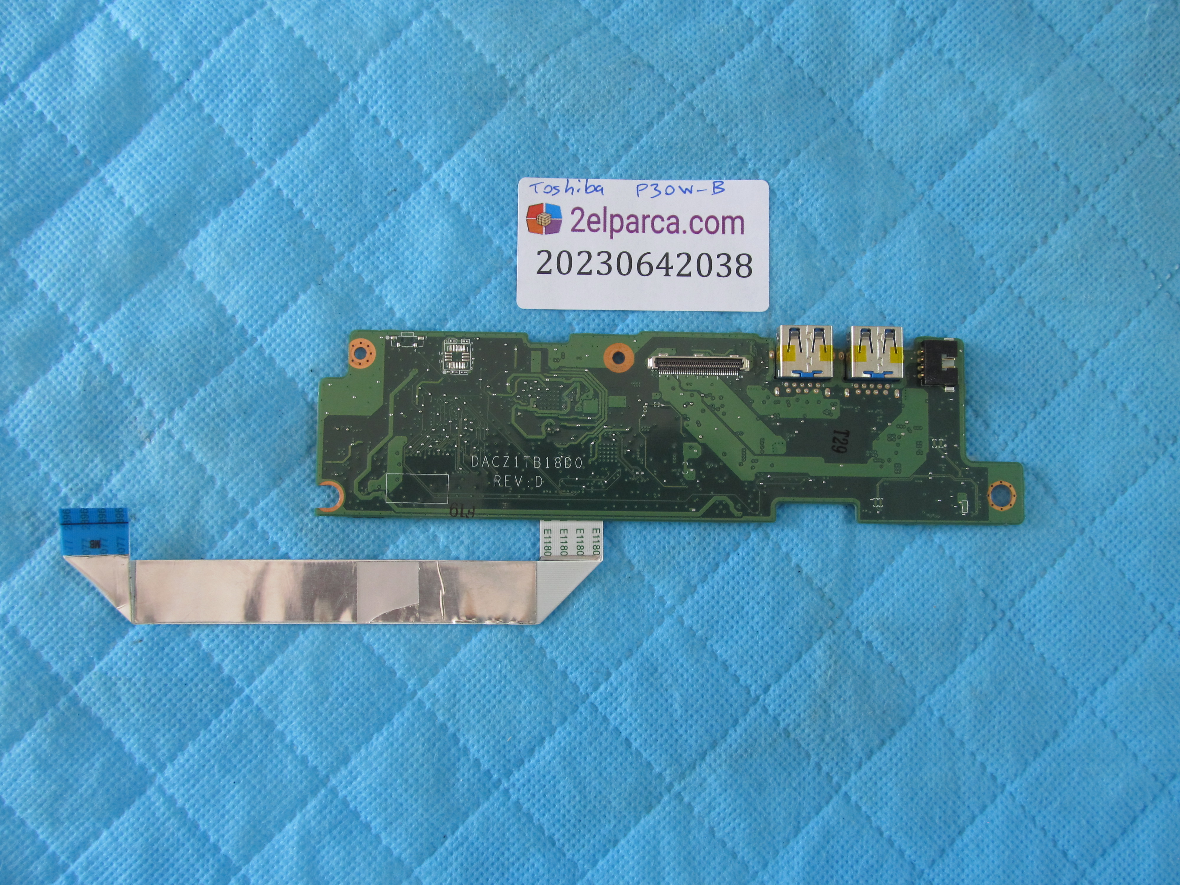 TOSHİBA Toshiba p30w-b usb kart klavye karti orjinal ürün küçük görsel 2
