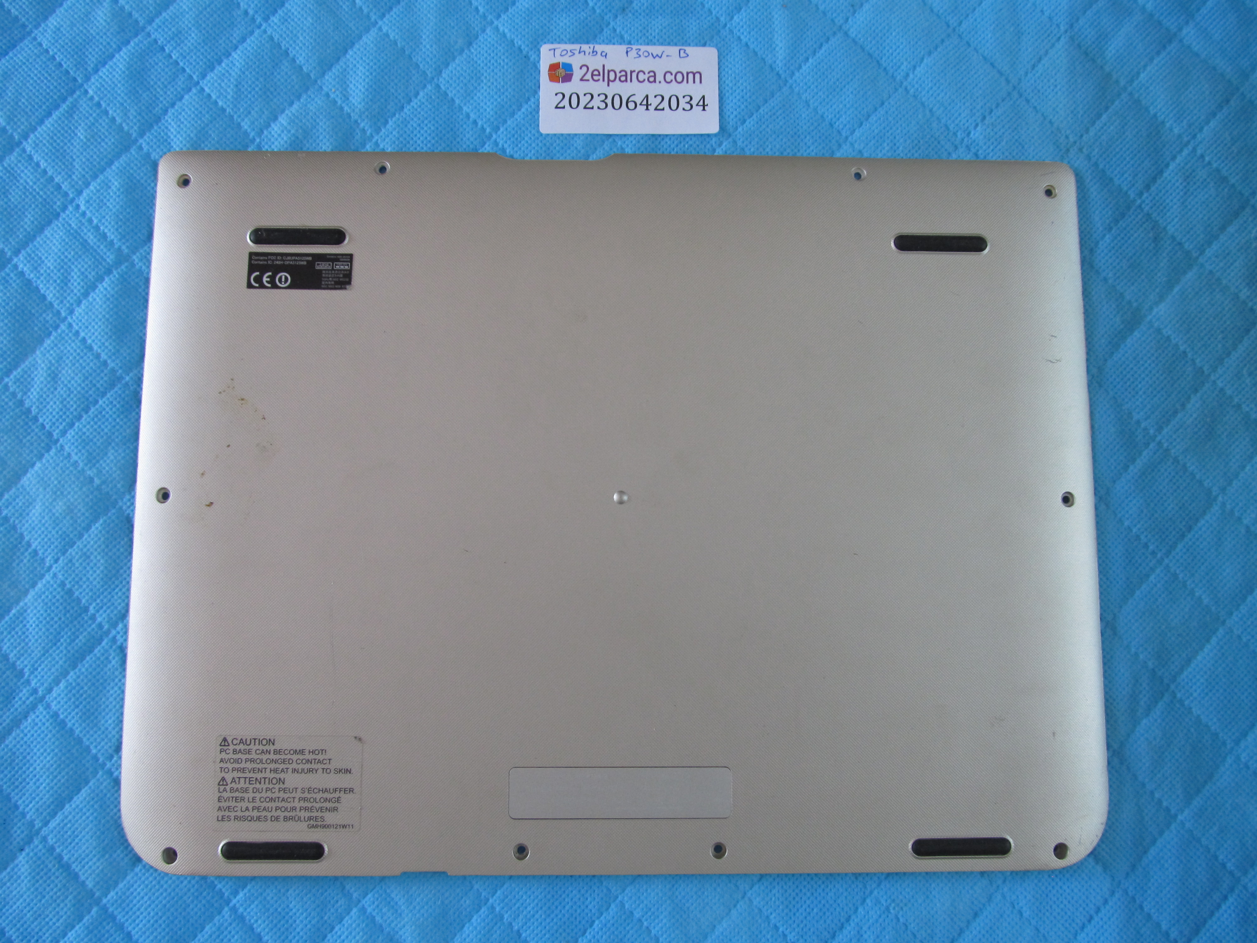 TOSHİBA Toshiba p30w-b alt kasa orjinal ürün küçük görsel 2