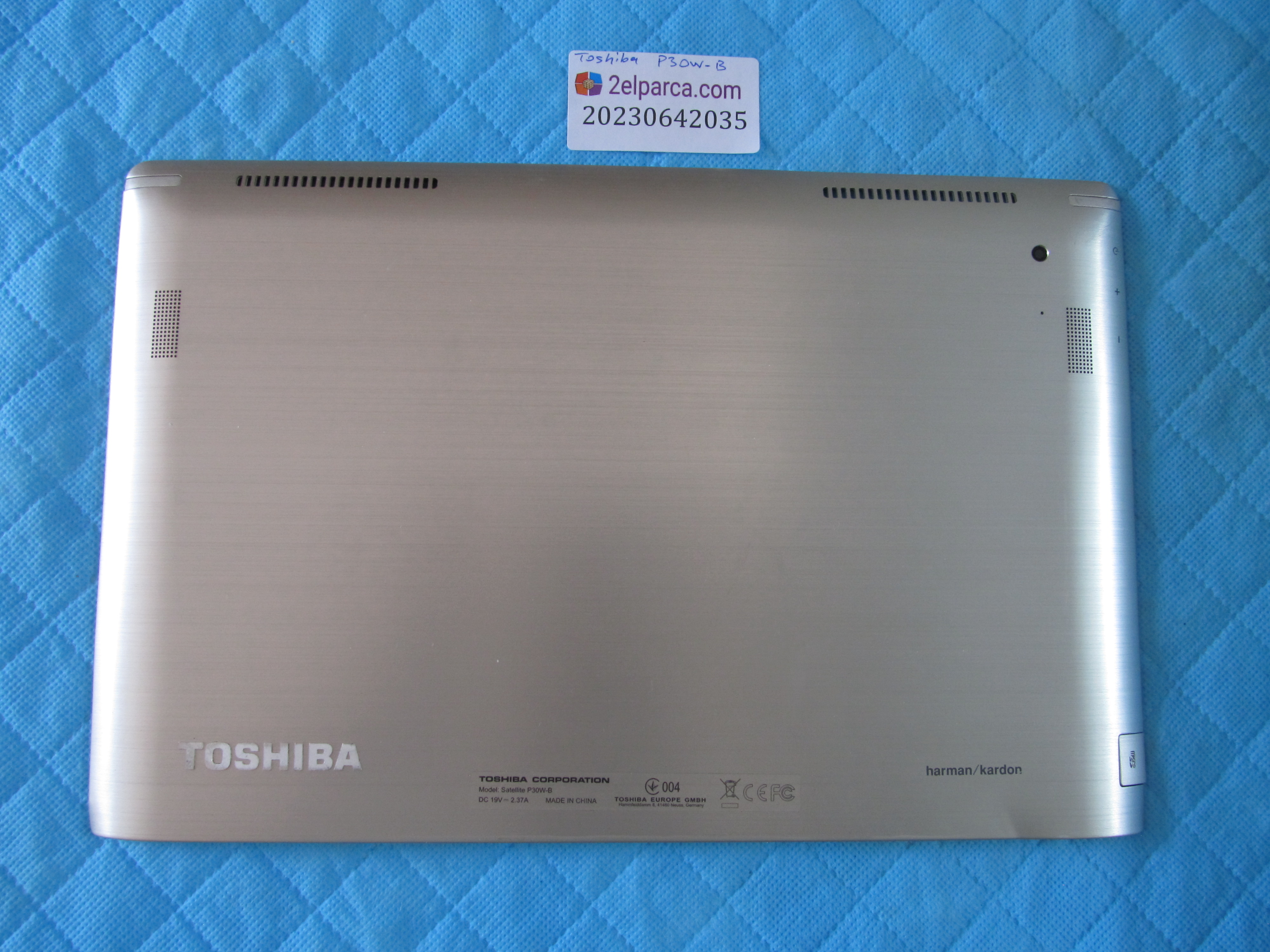 TOSHİBA Toshiba p30w-b arka kapak lcd cover orjinal ürün küçük görsel 2