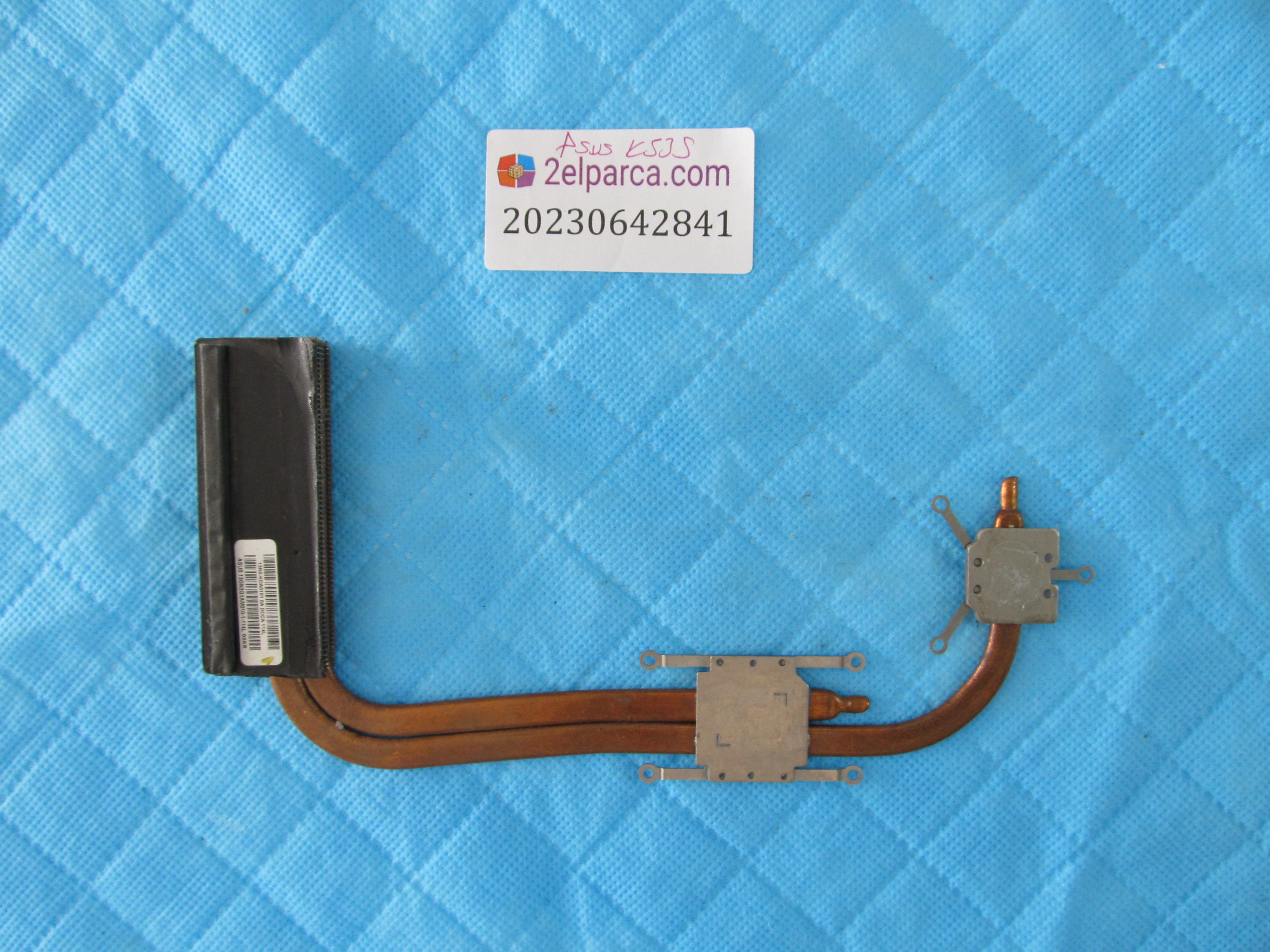 ASUS Asus k53s soğutucu bakir (heatsink) orjinal ürün küçük görsel 2