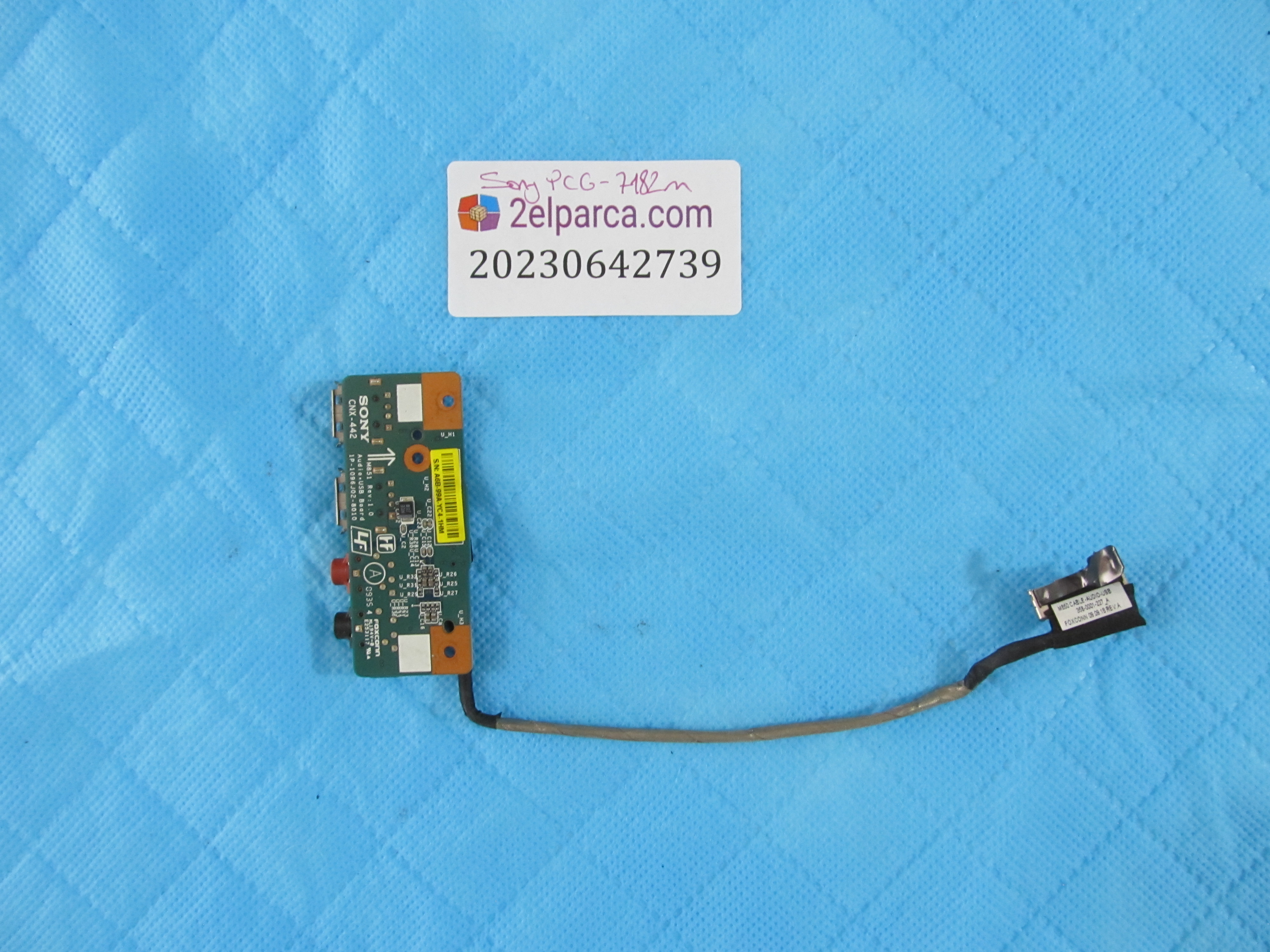 SONY Sony pcg-7182m vgn-nm23tf usb ve ses port ve flex orjinal ürün küçük görsel 2