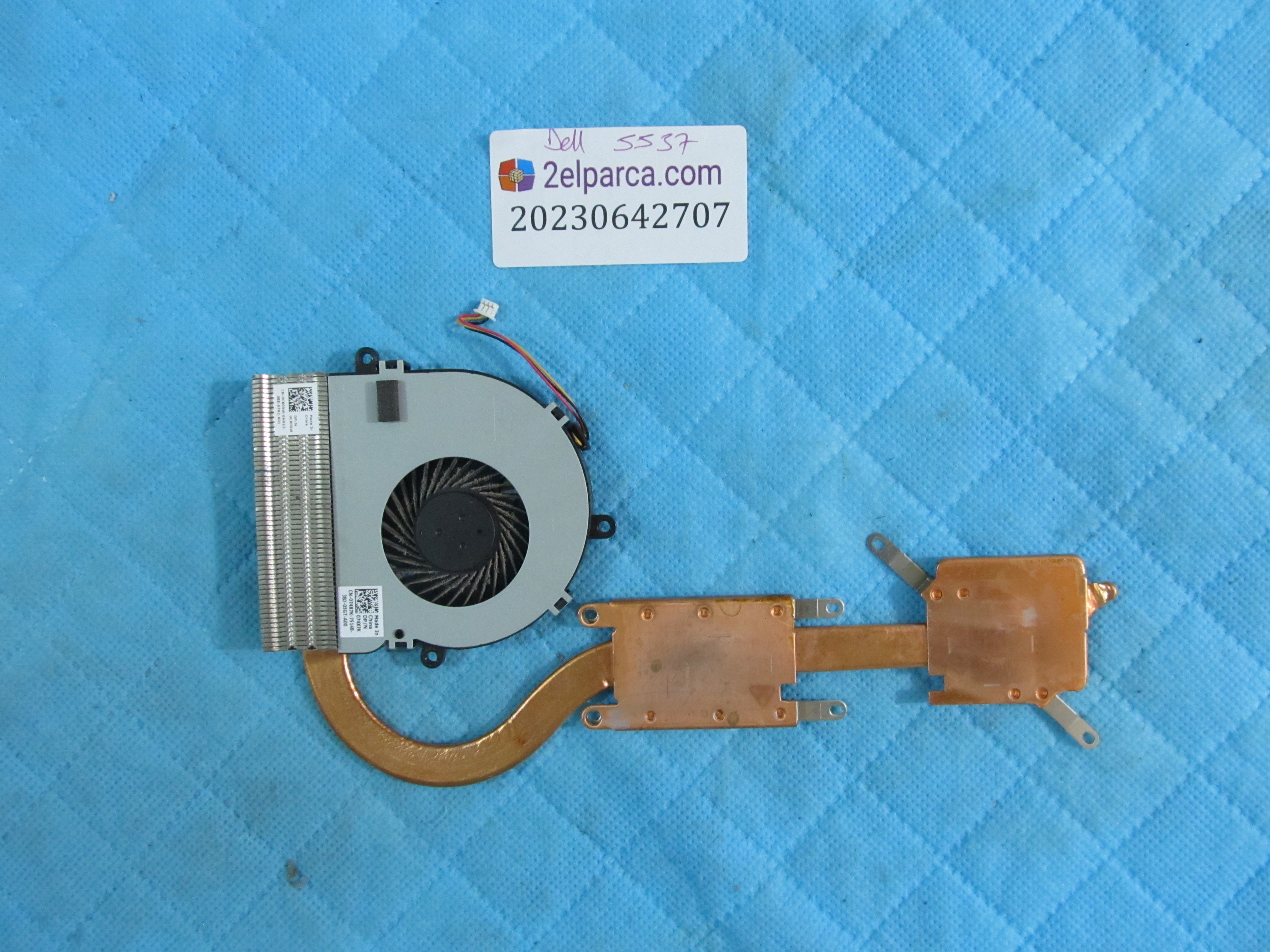 DELL Dell 5537 fan bakir soğutucu (heatsink) orjinal ürün küçük görsel 2