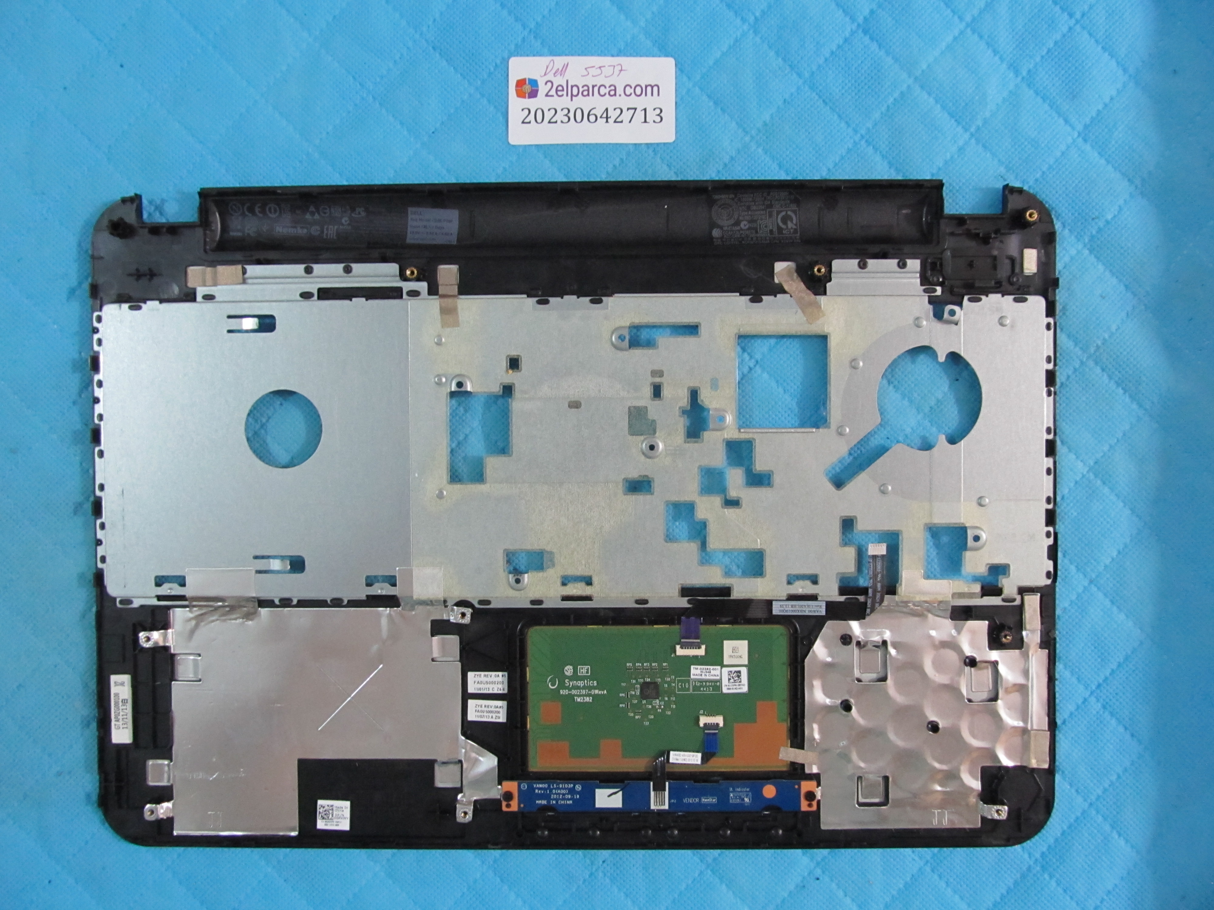 DELL Dell 5537 üst kasa klavye kasa touchpad dahil orjinal ürün küçük görsel 2