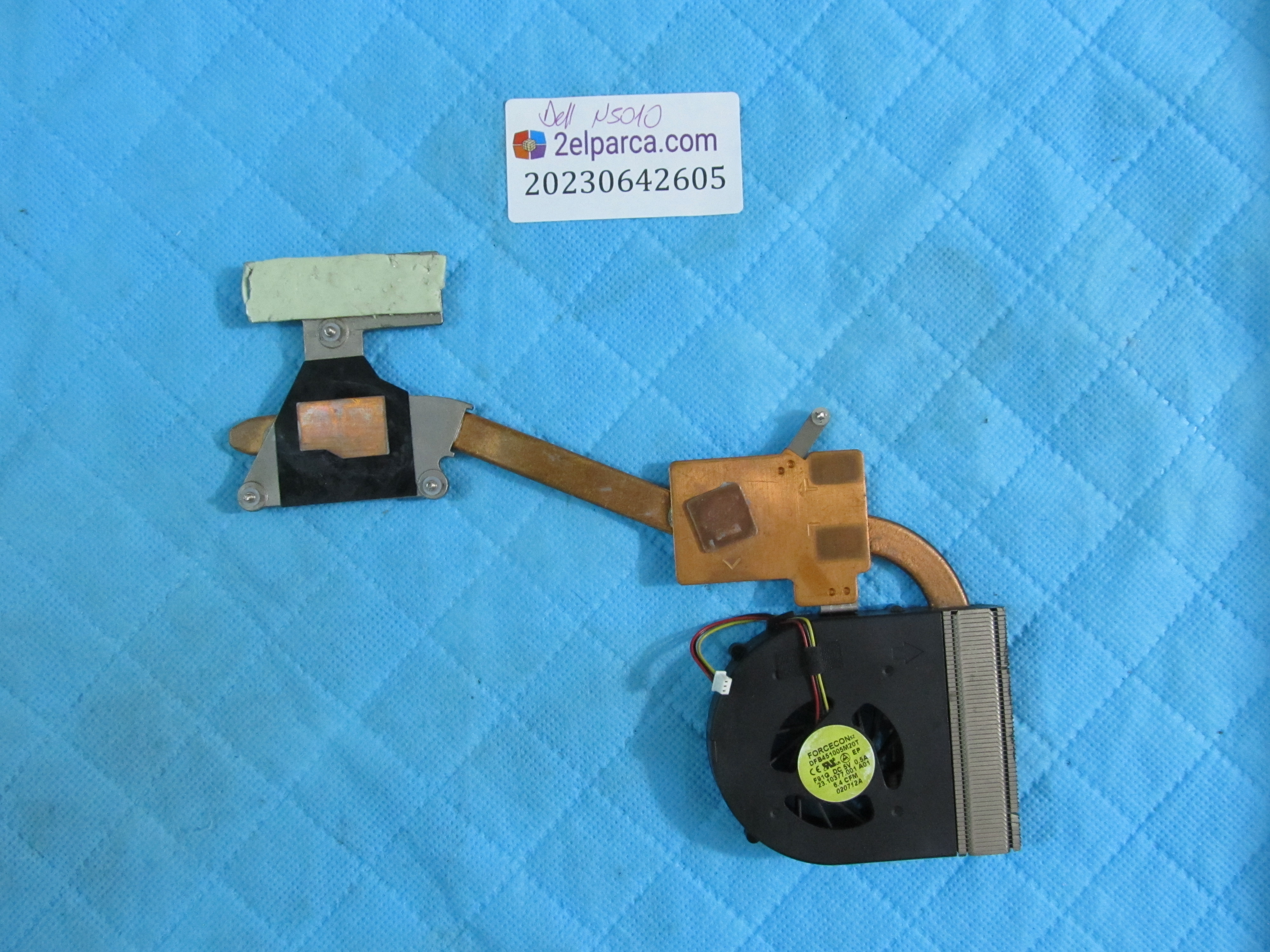 DELL Dell n5010 fan bakir soğutucu (heatsink) orjinal ürün küçük görsel 2