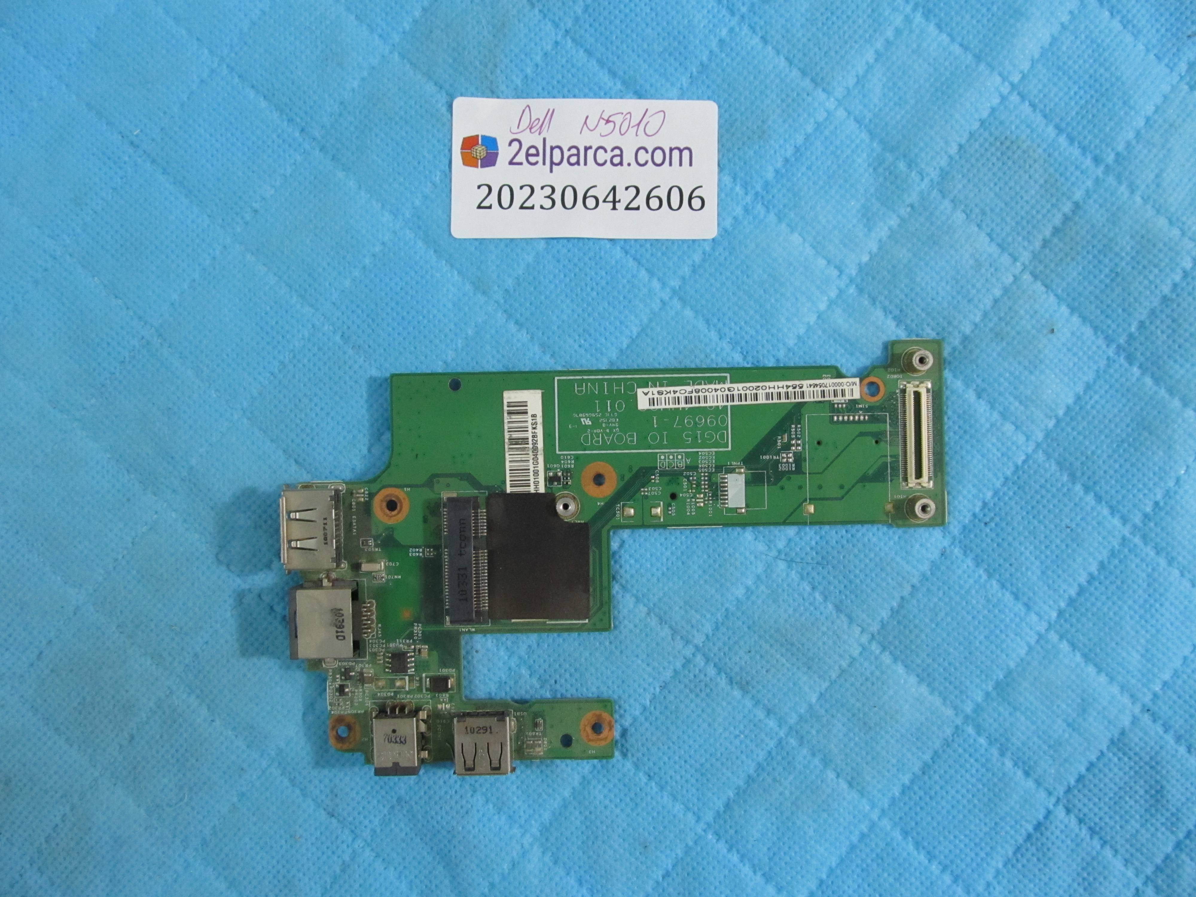 DELL Dell n5010 usb-ethernet ve ses karti dc board orijinal ürün küçük görsel 2