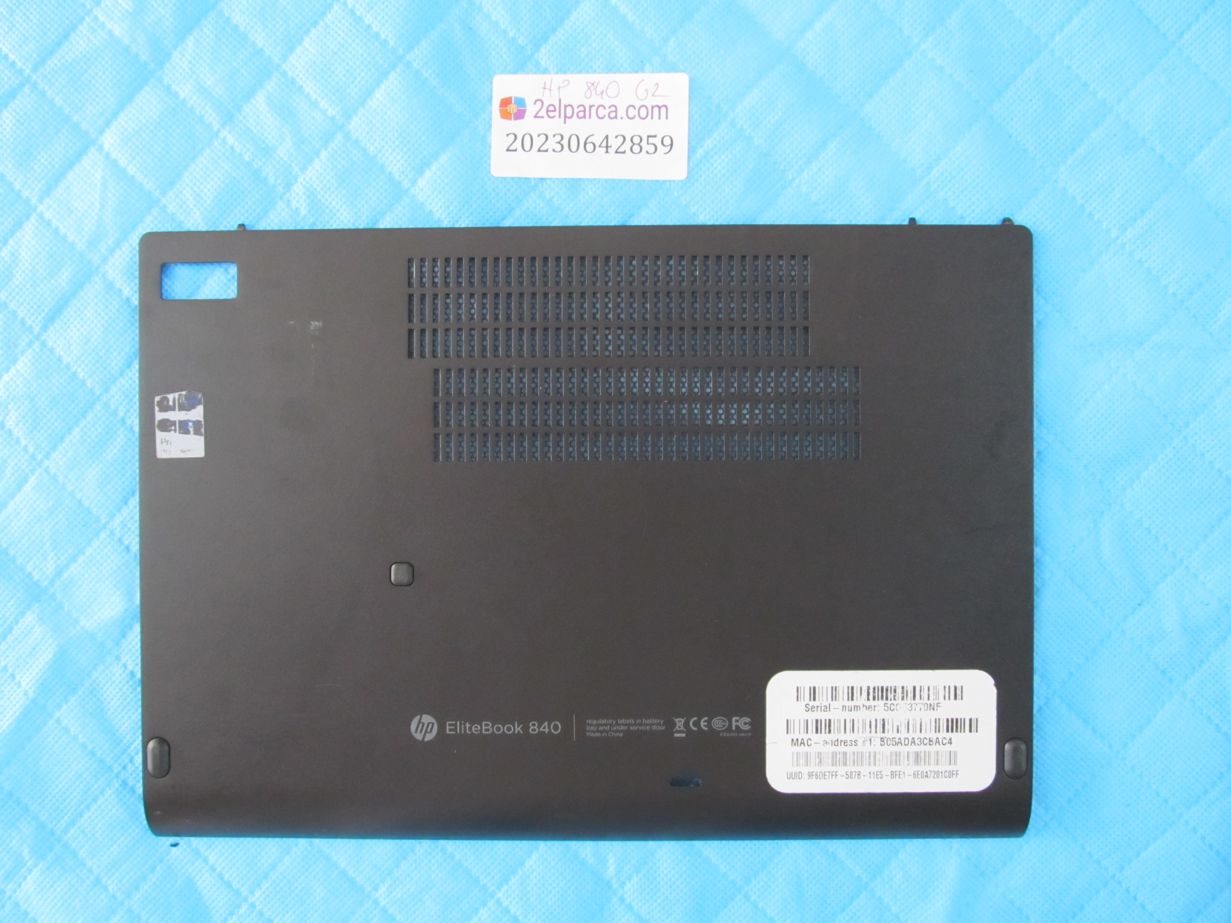 Hp elitebook 840 g2 alt kasa kapaği orjinal ürün