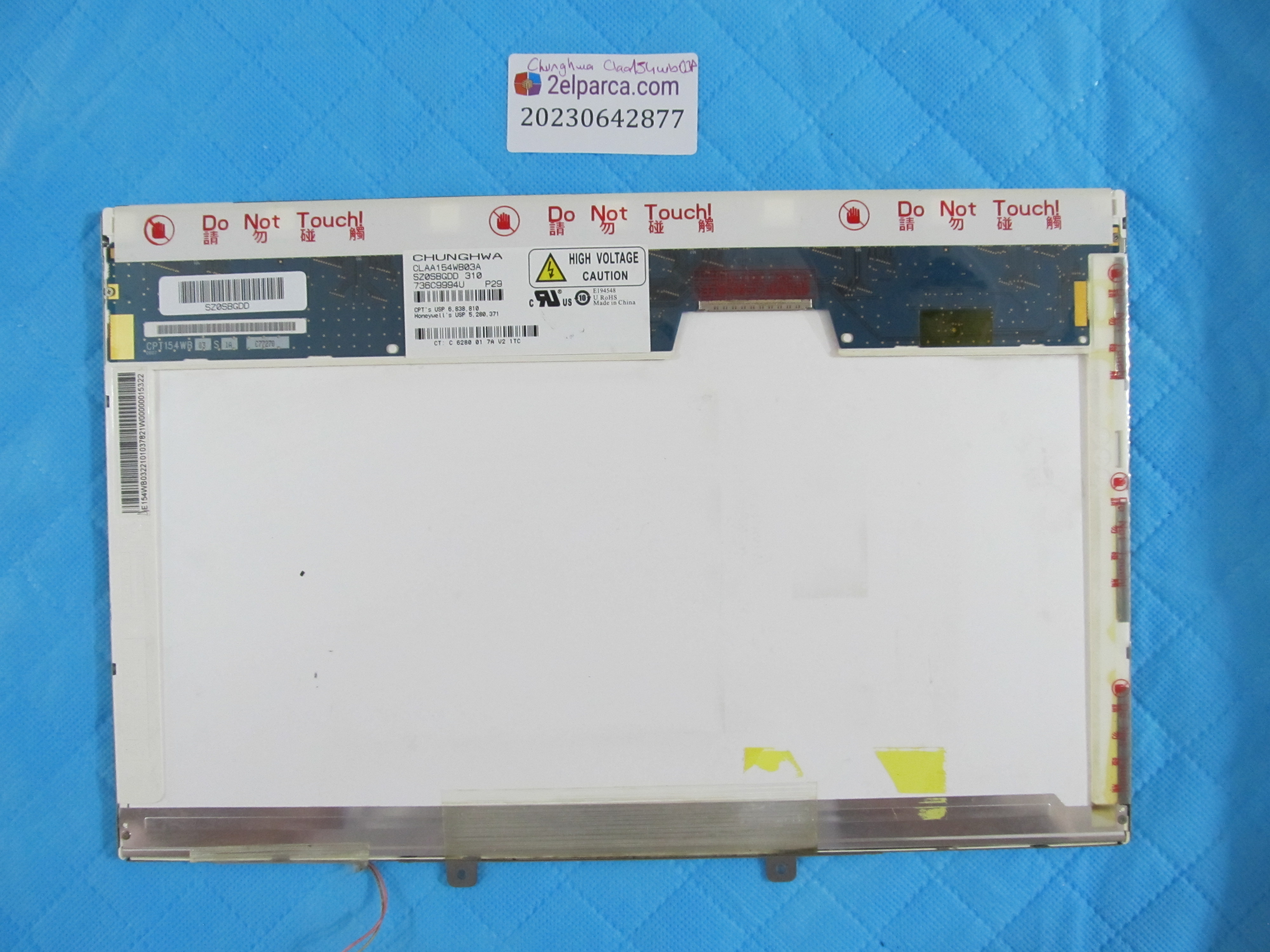 CHUNGHWA Chunghwa claa154wb03a 15.4 inç ekran orijinal ürün küçük görsel 2