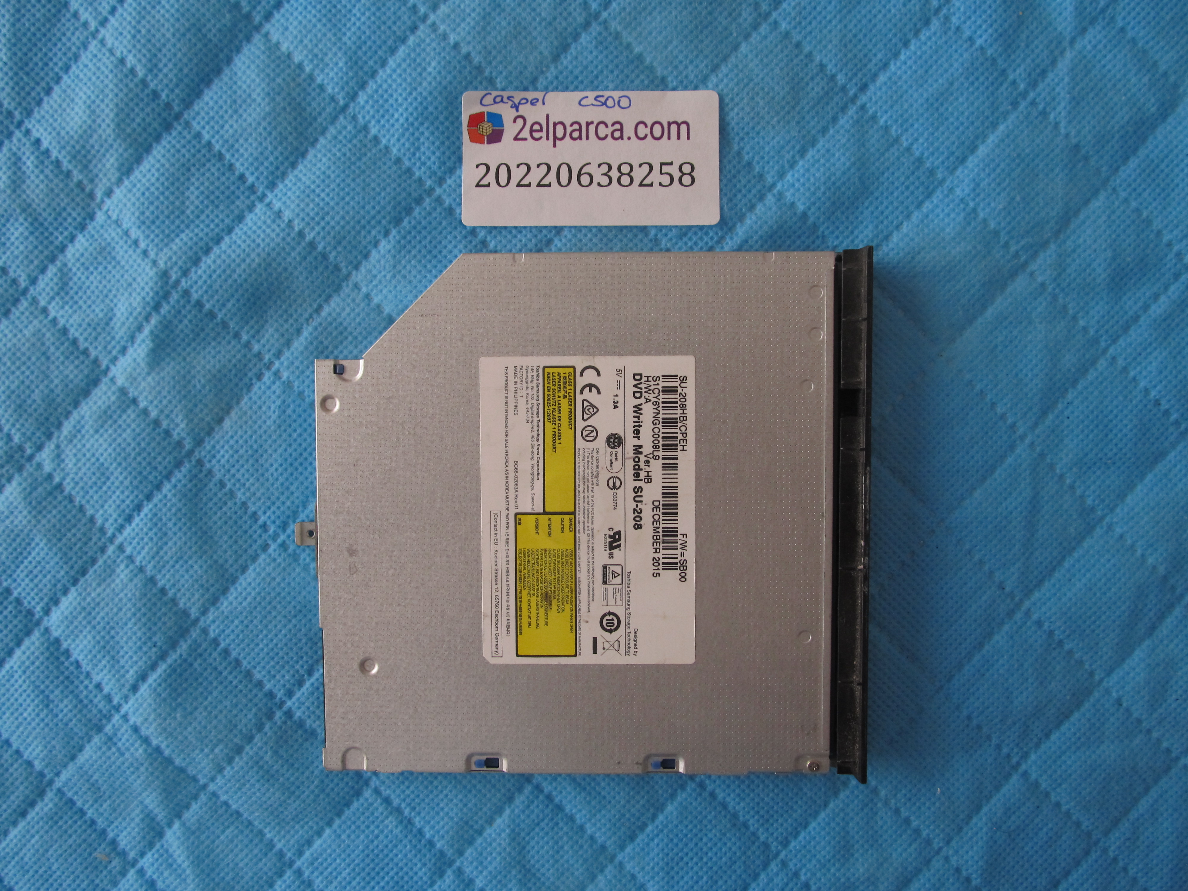 CASPER Casper c500 dvd sürücü orjinal ürün küçük görsel 2
