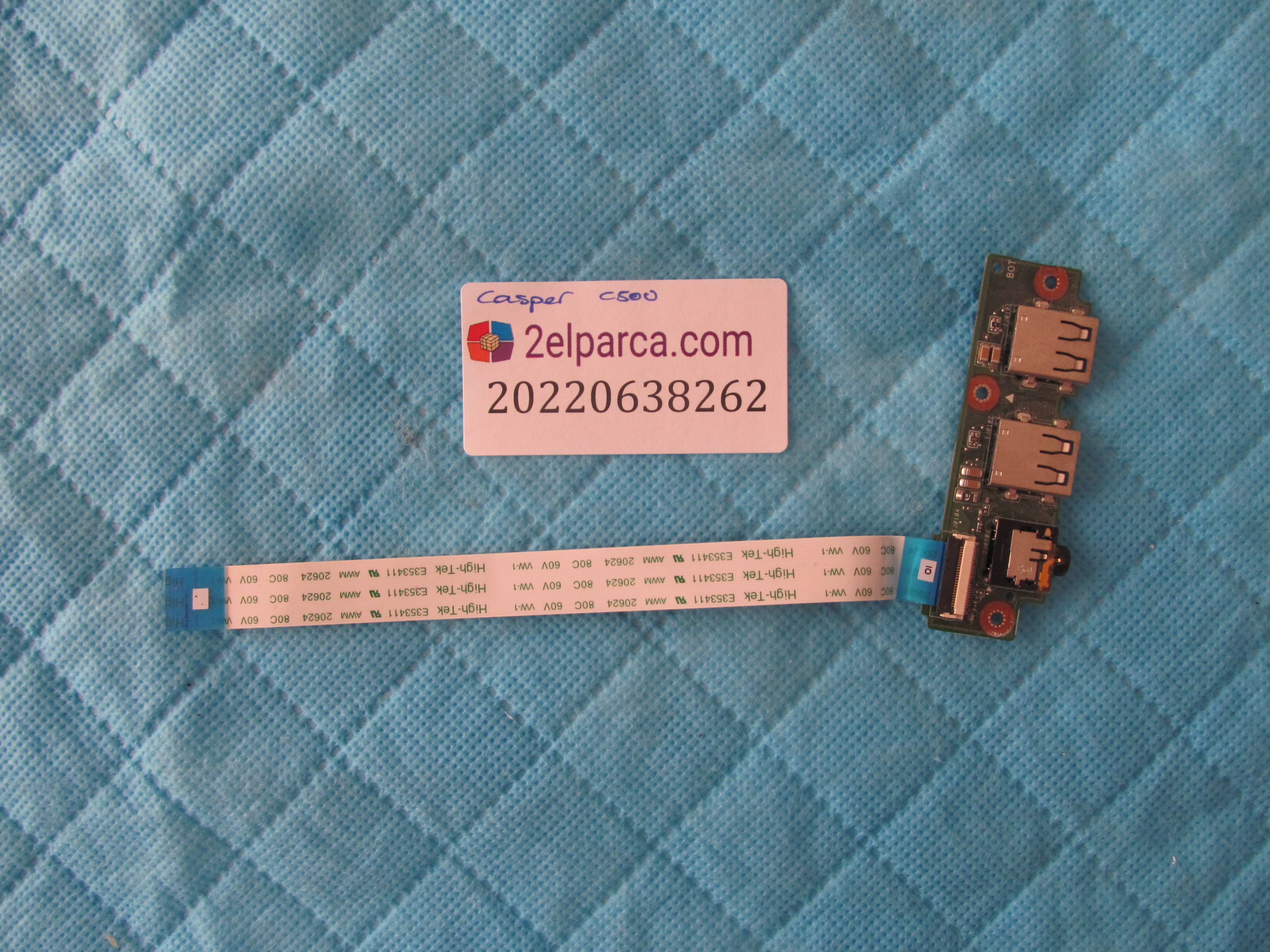 Casper c500 usb ve ses board flex orjinal ürün