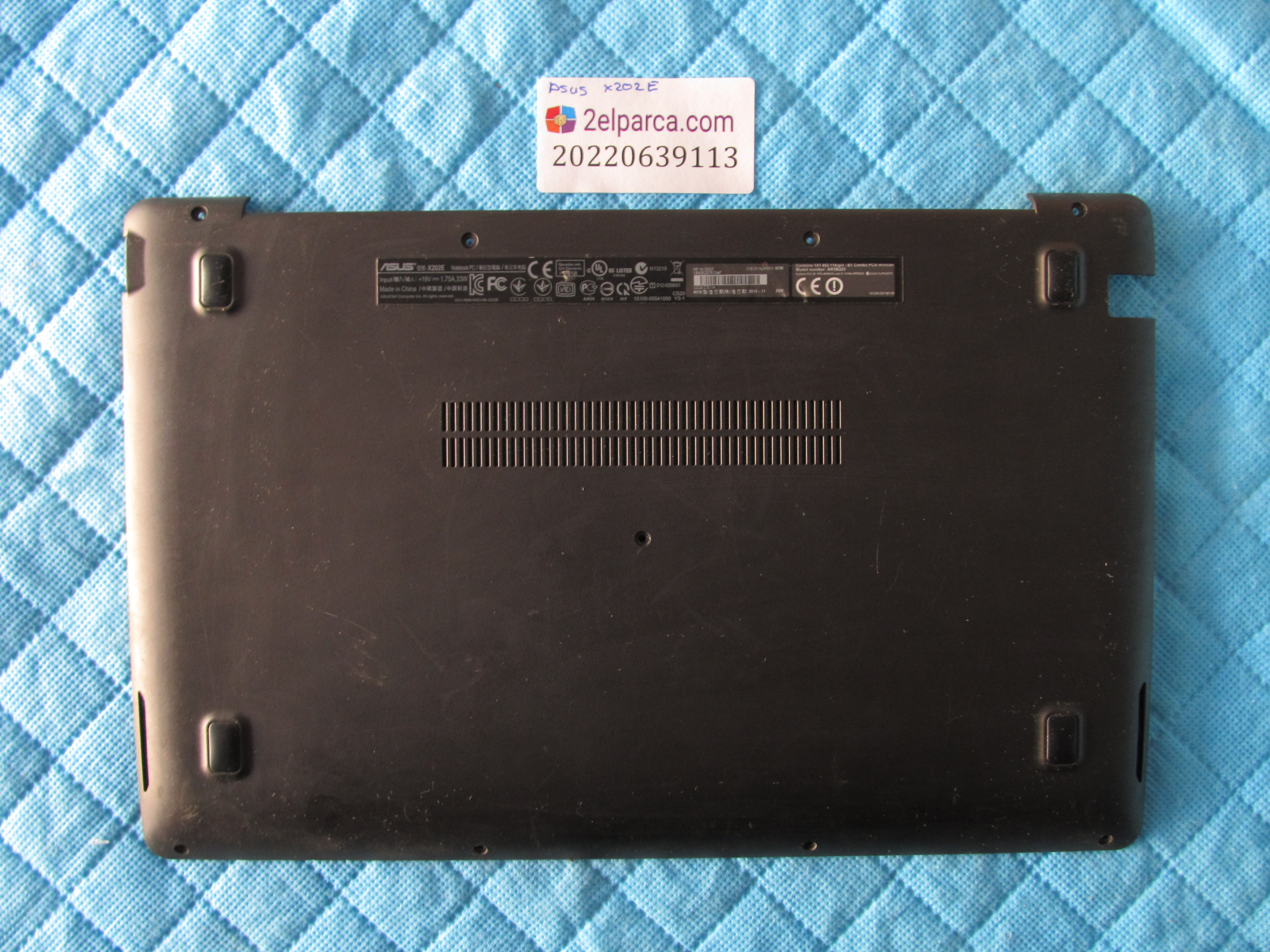 ASUS Asus x202e alt kasa orjinal ürün küçük görsel 2