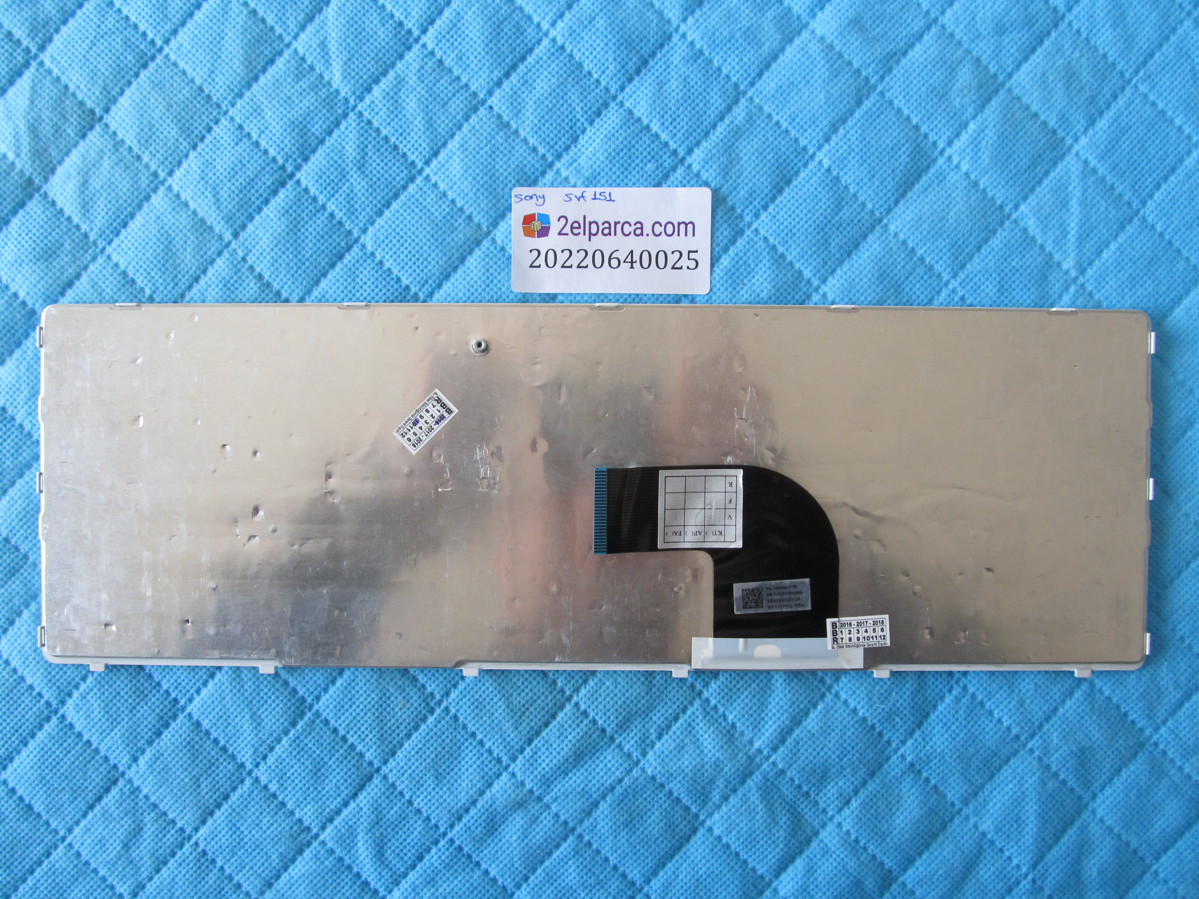 SONY Sony svf151 klavye tr q küçük görsel 2