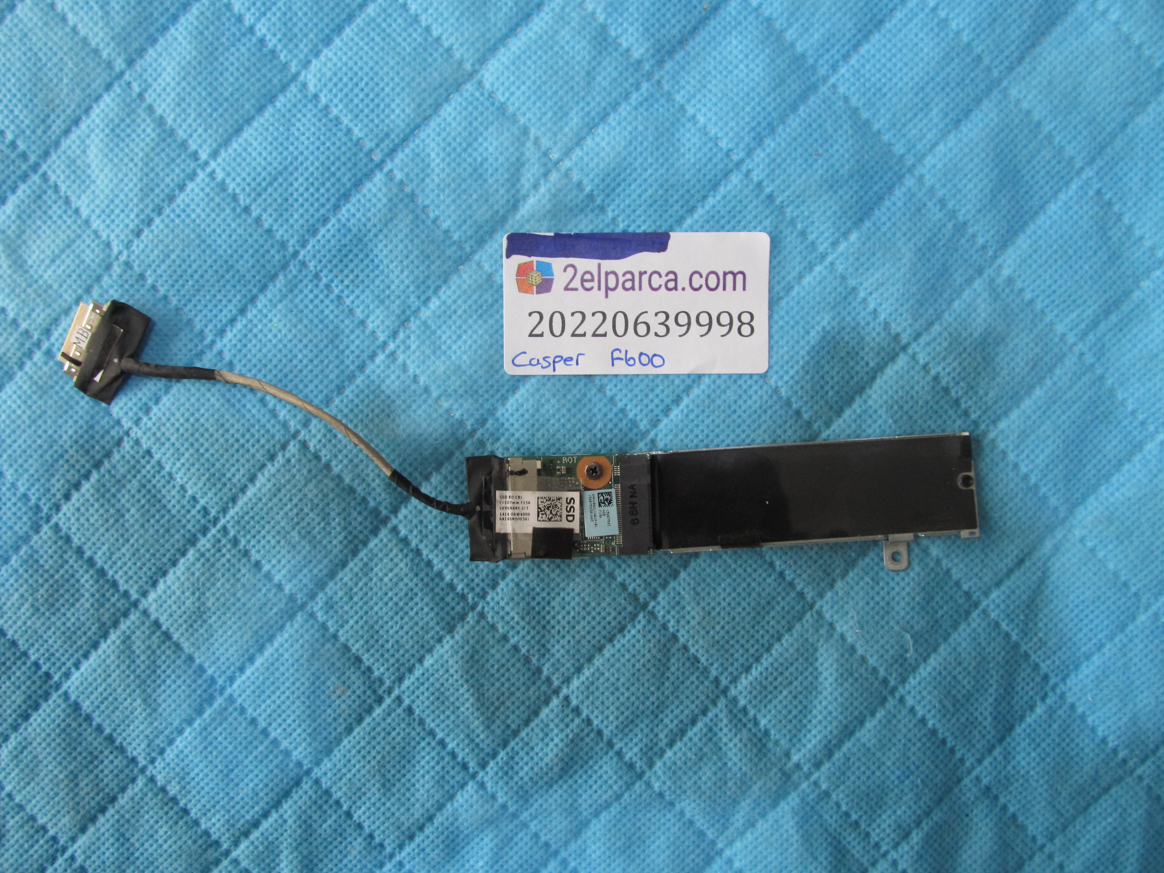 Casper f600 ssd okuyucu board kablo orjinal ürün