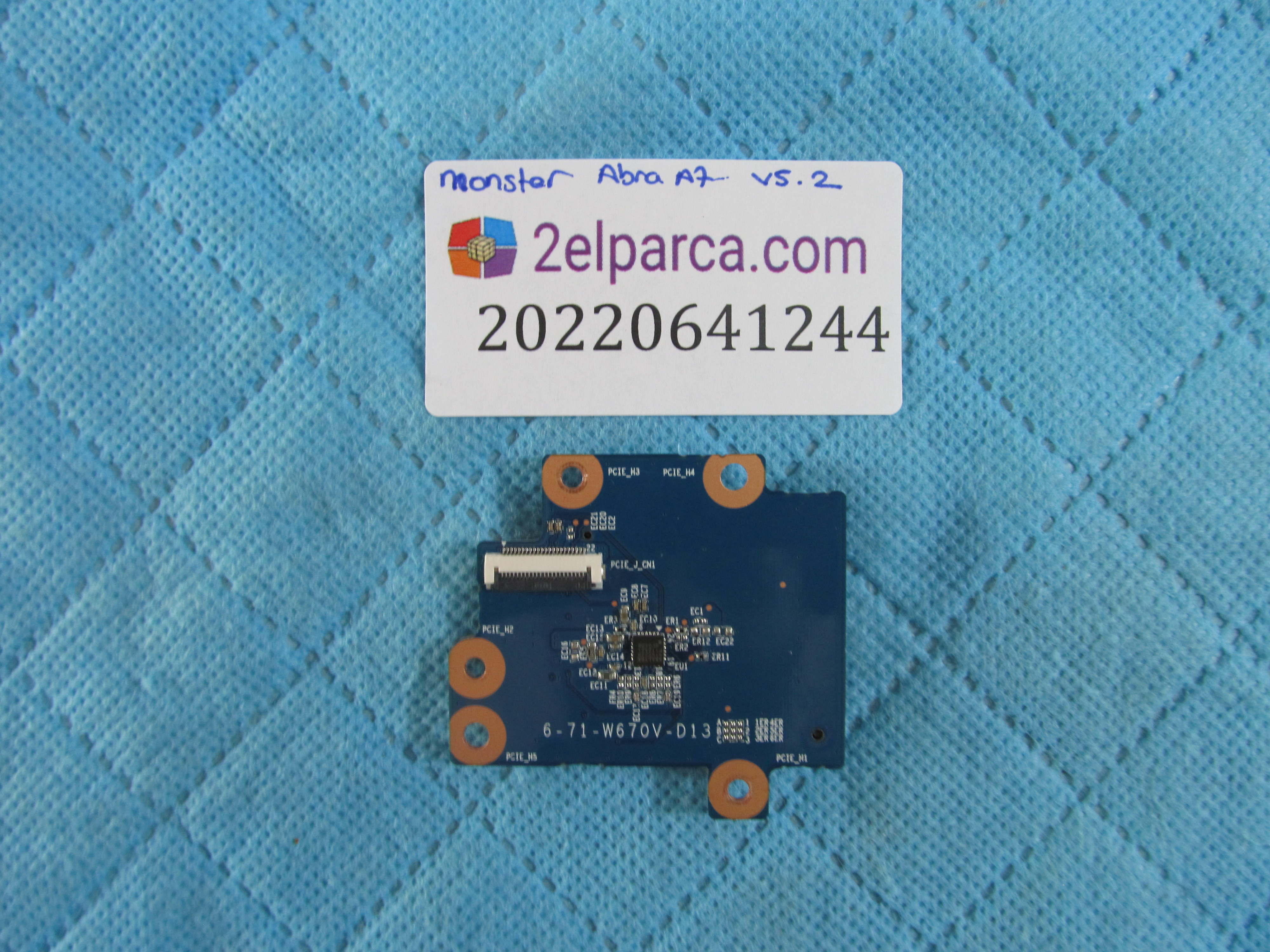 MONSTER Monster abra a7 v5.2 kart okuyucu board orjinal ürün küçük görsel 2