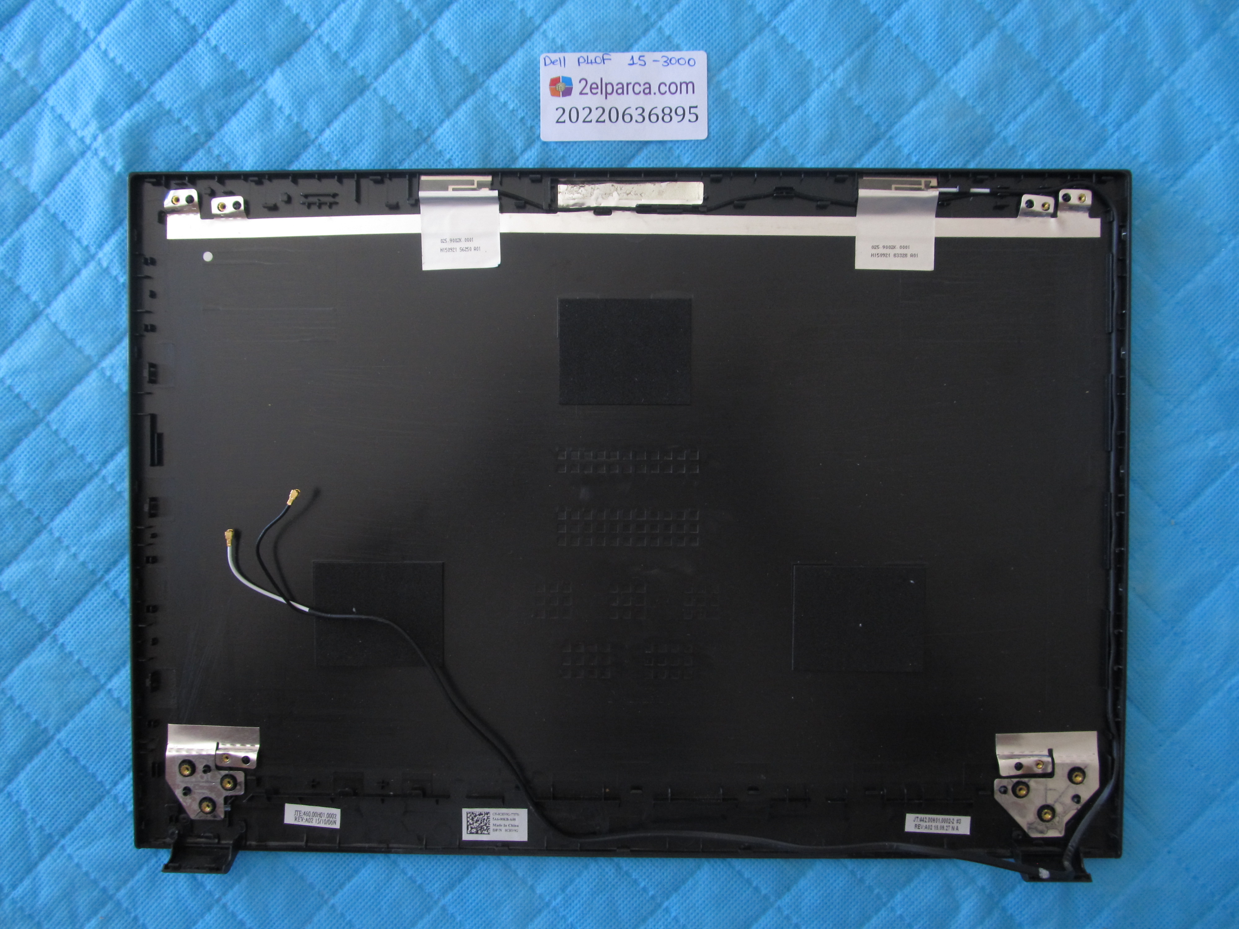 DELL Dell 15-3000 arka kapak lcd cover  p40f  orjinal ürün küçük görsel 2