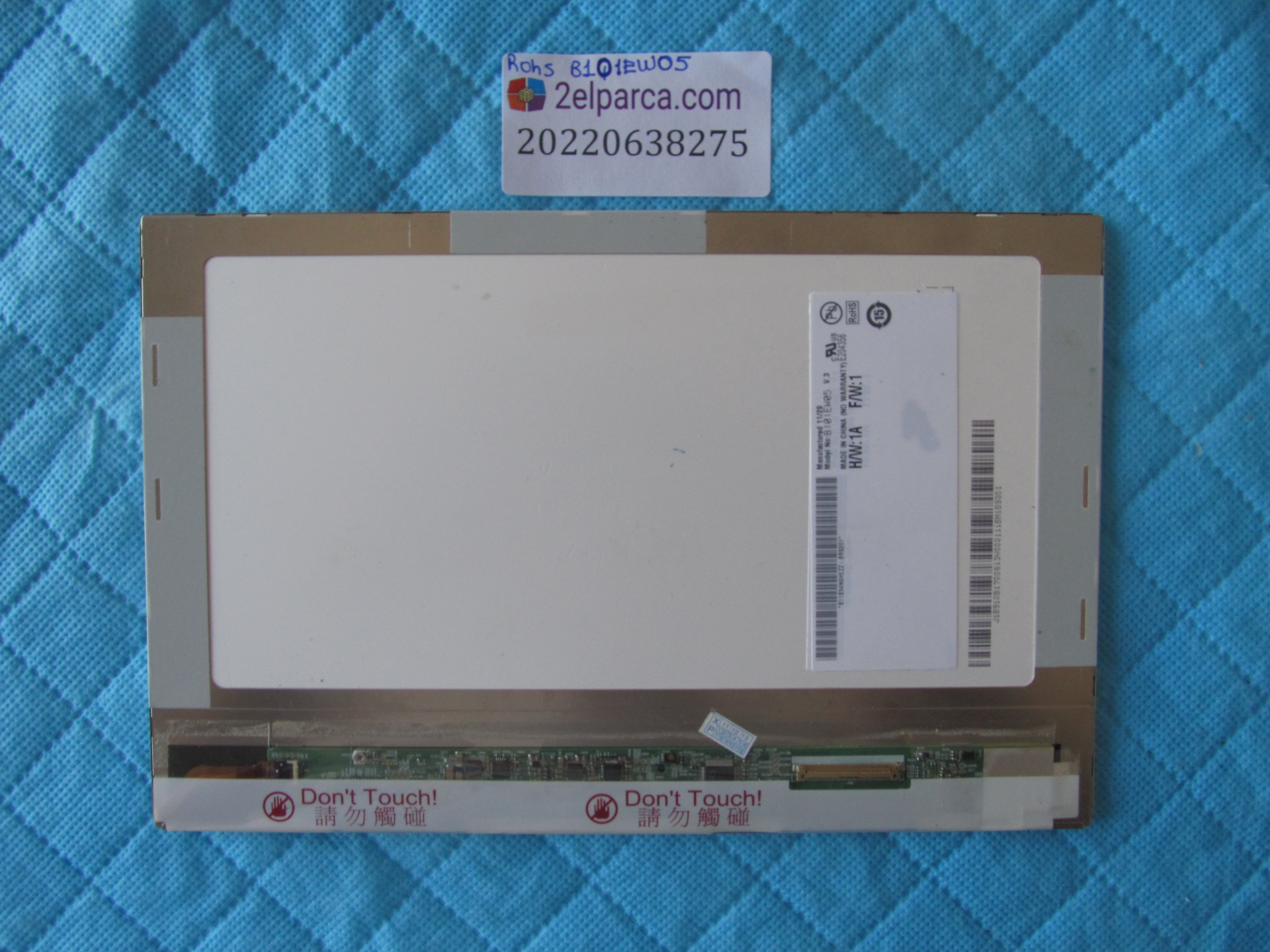 AU OPTRONICS Auo b101ew05 1280×800 40 pin led ekran küçük görsel 2