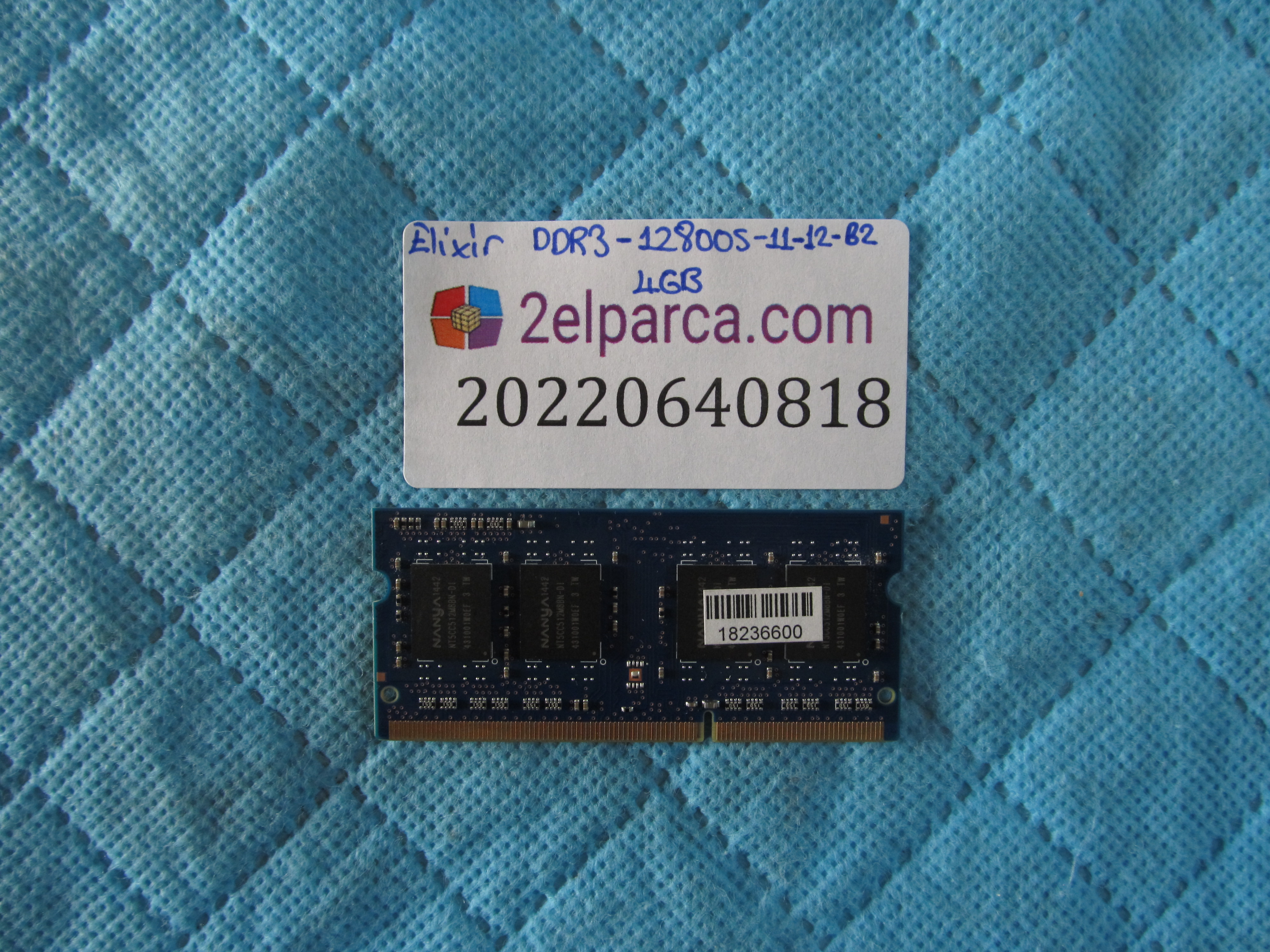 ELİXİR Elixir ddr3l 4gb 12800s-11-12-b2 ram bellek orjinal ürün küçük görsel 2