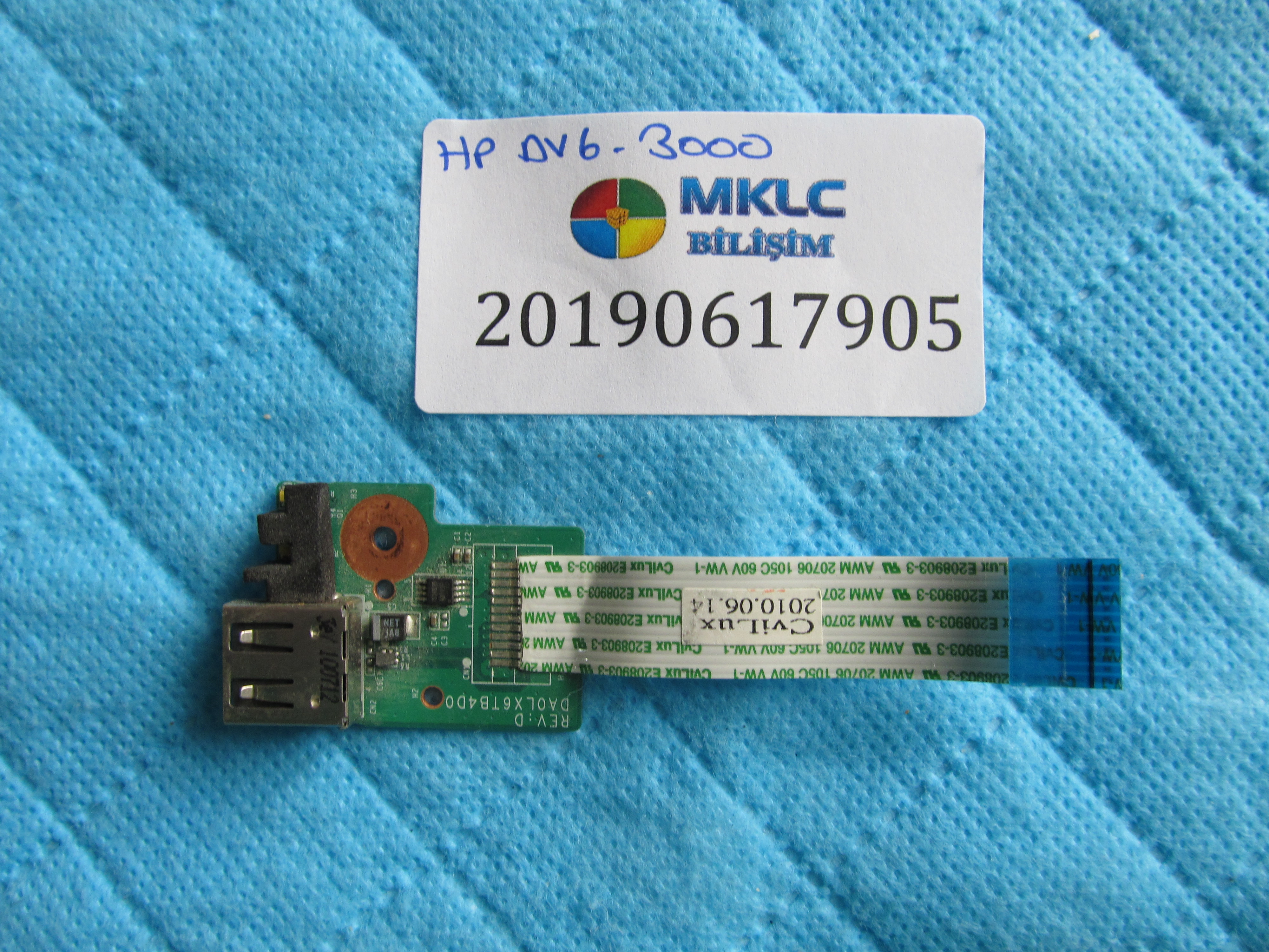 Hp dv6-3000 usb port flex orjinal ürün