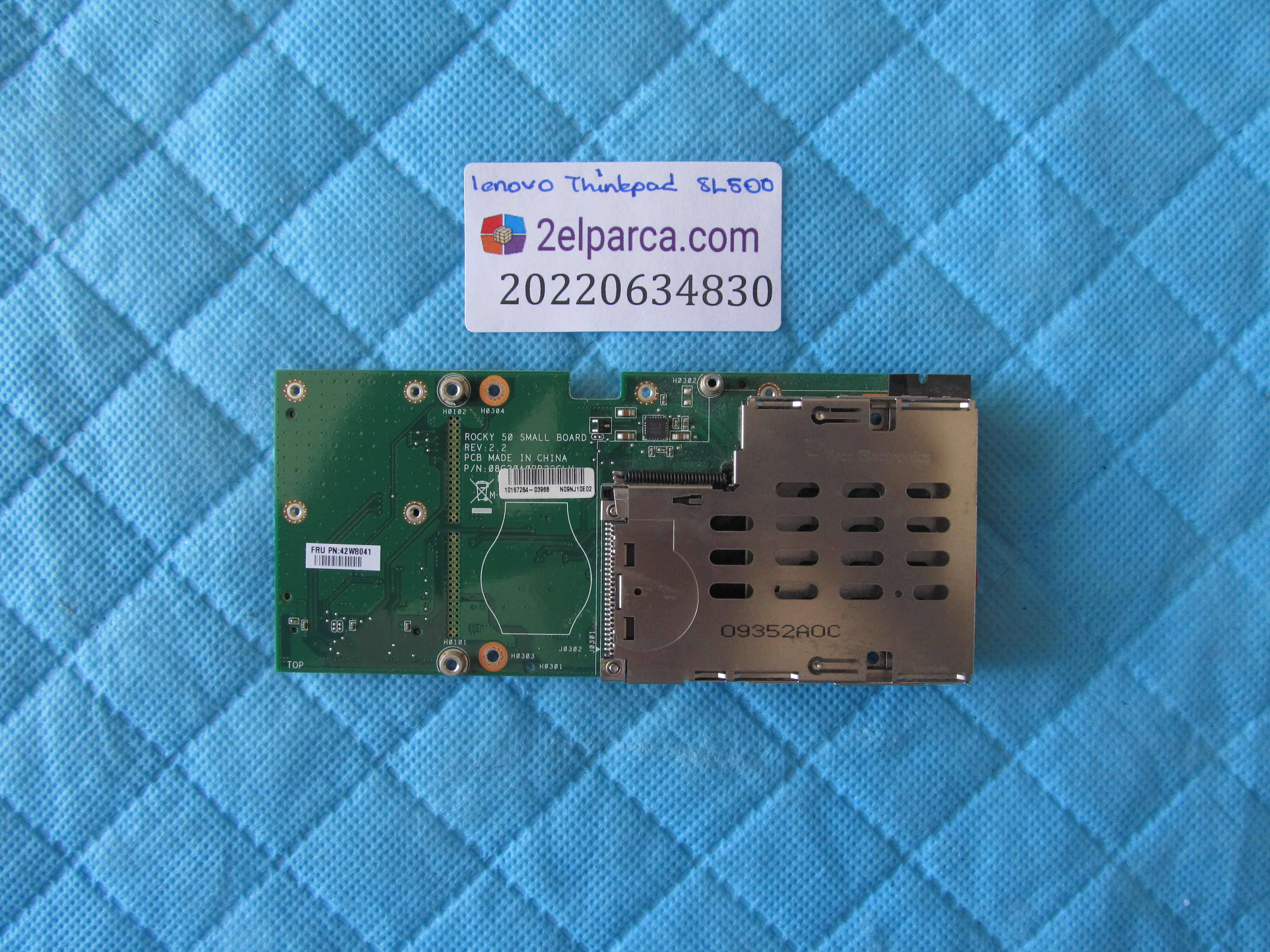 LENOVO Lenovo thinkpad sl500 usb ve kart ses karti okuyucu board flex orjinal ürün küçük görsel 2