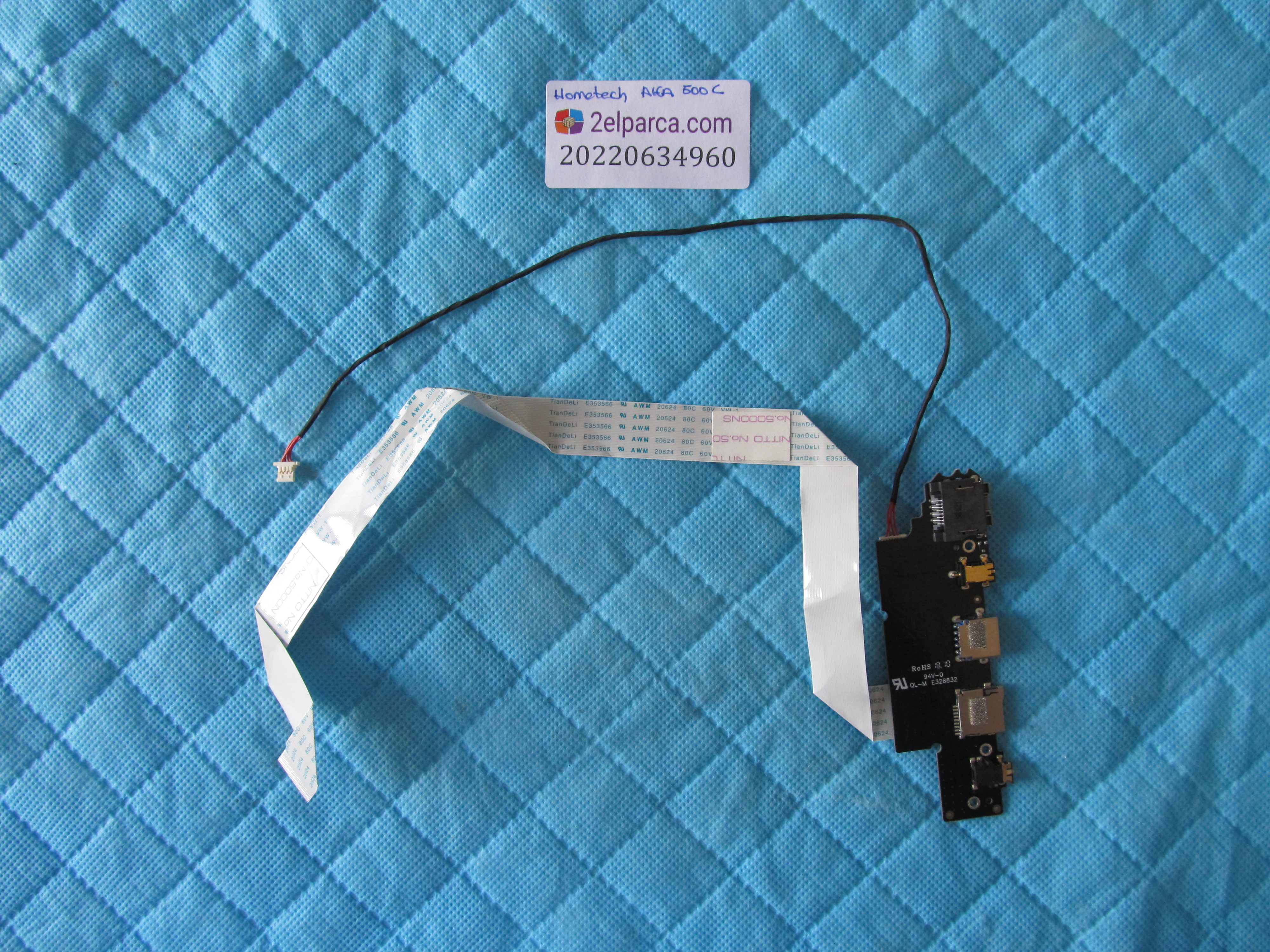 HOMETECH Hometech 500c usb kart ses kart flex dahil orjinal ürün küçük görsel 2