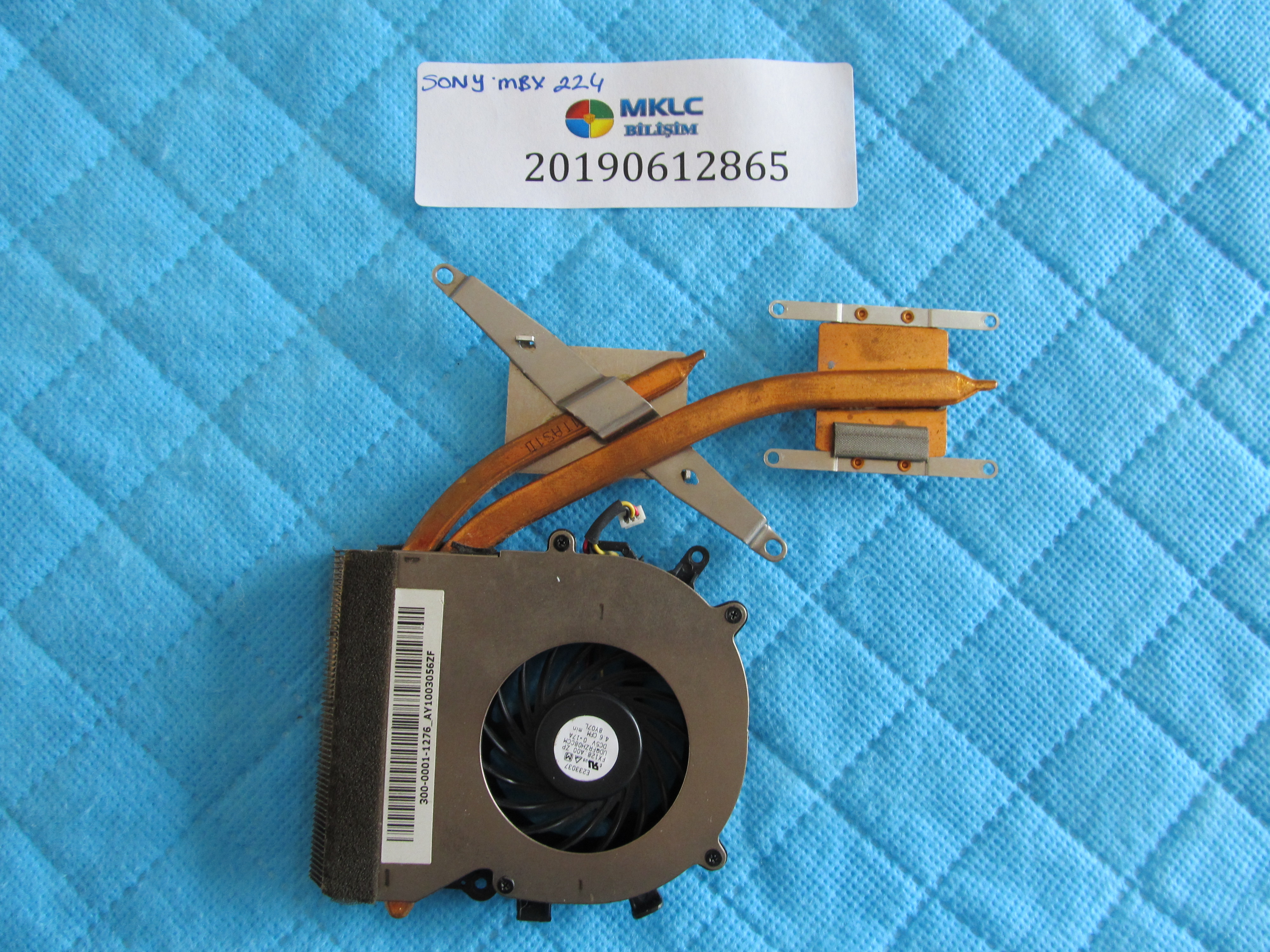 SONY Sony mbx 224 fan soğutucu bakir (heatsink) küçük görsel 2